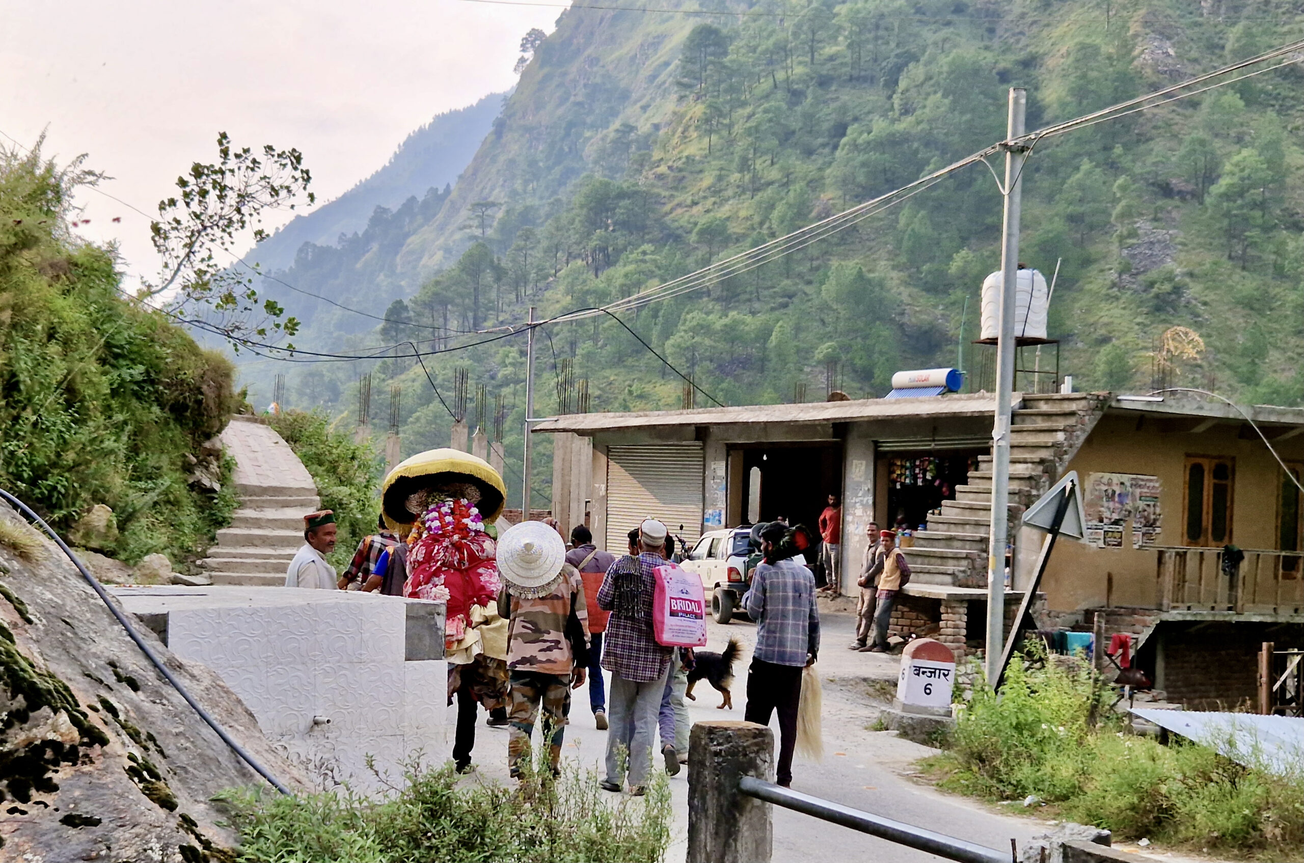 Just your usual procession in Himachal