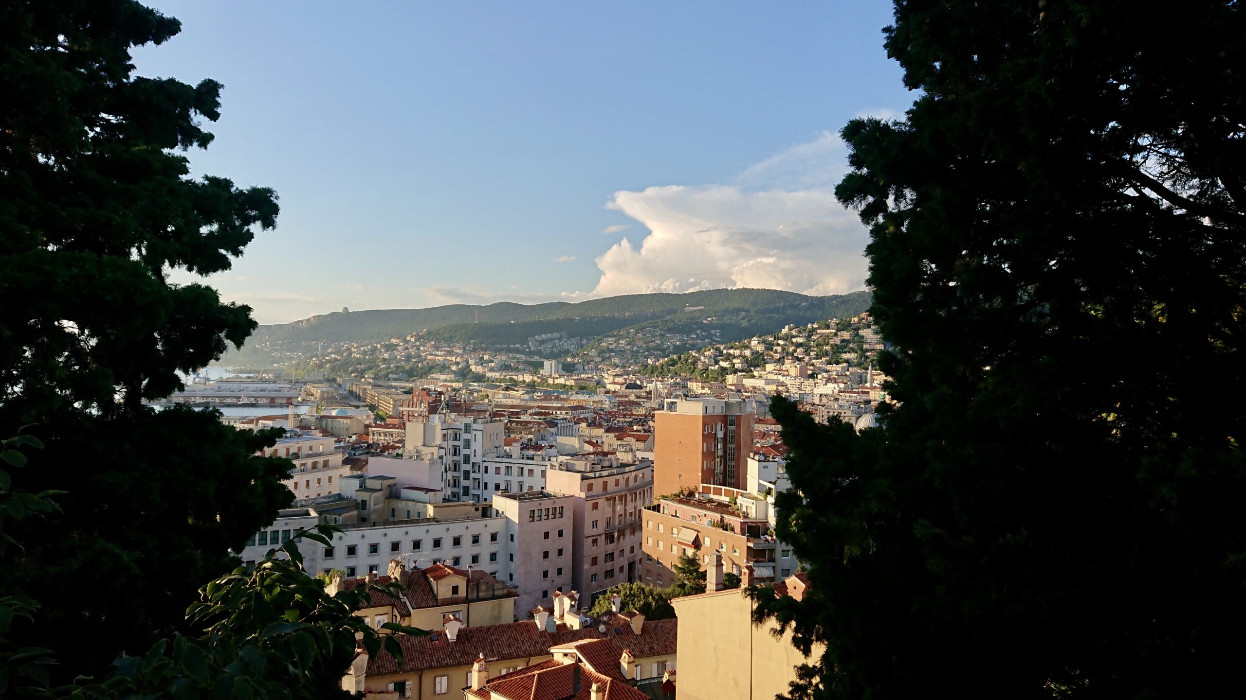 Blick von der Burg auf Triest