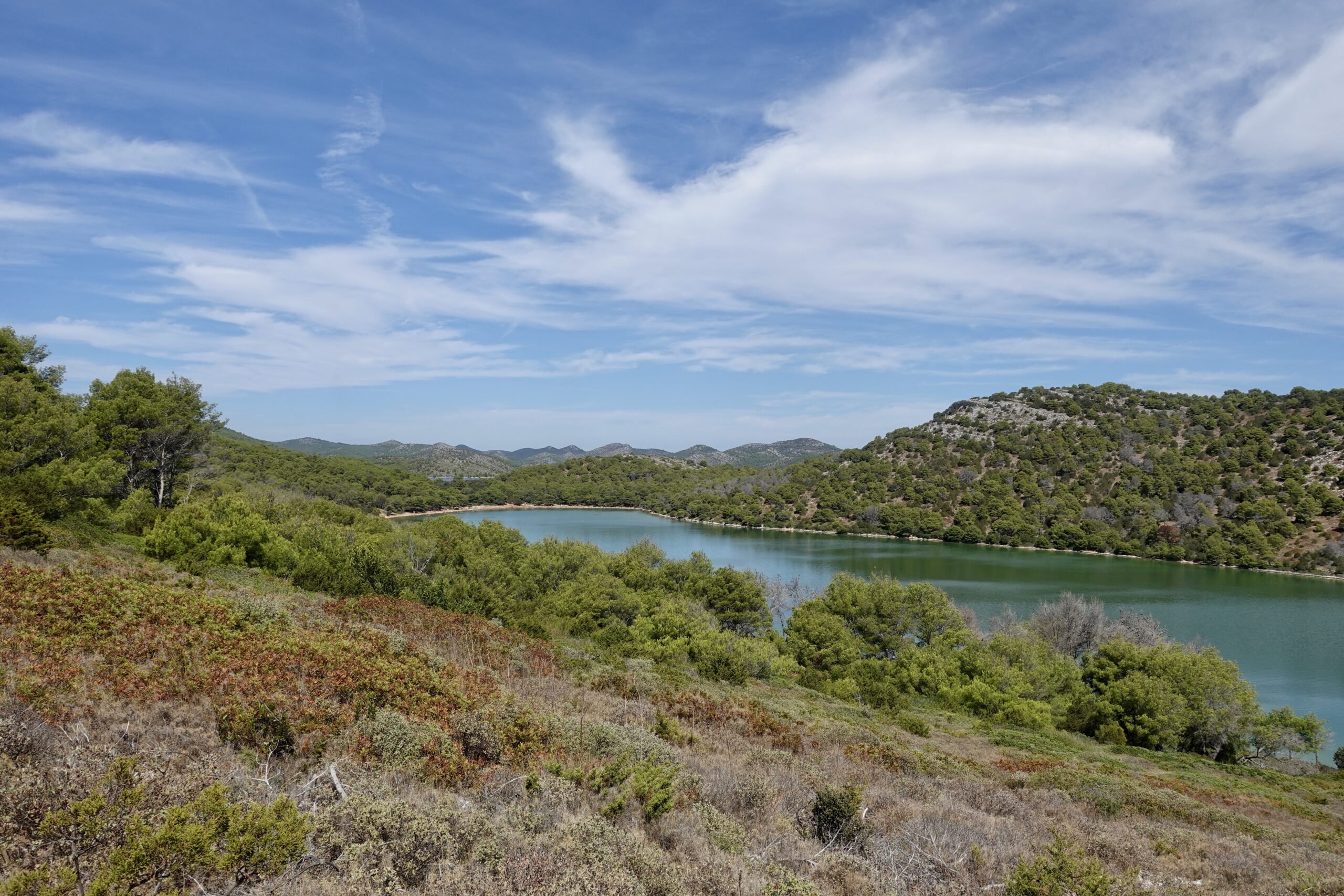 Ausblick auf den Salzsee Mir