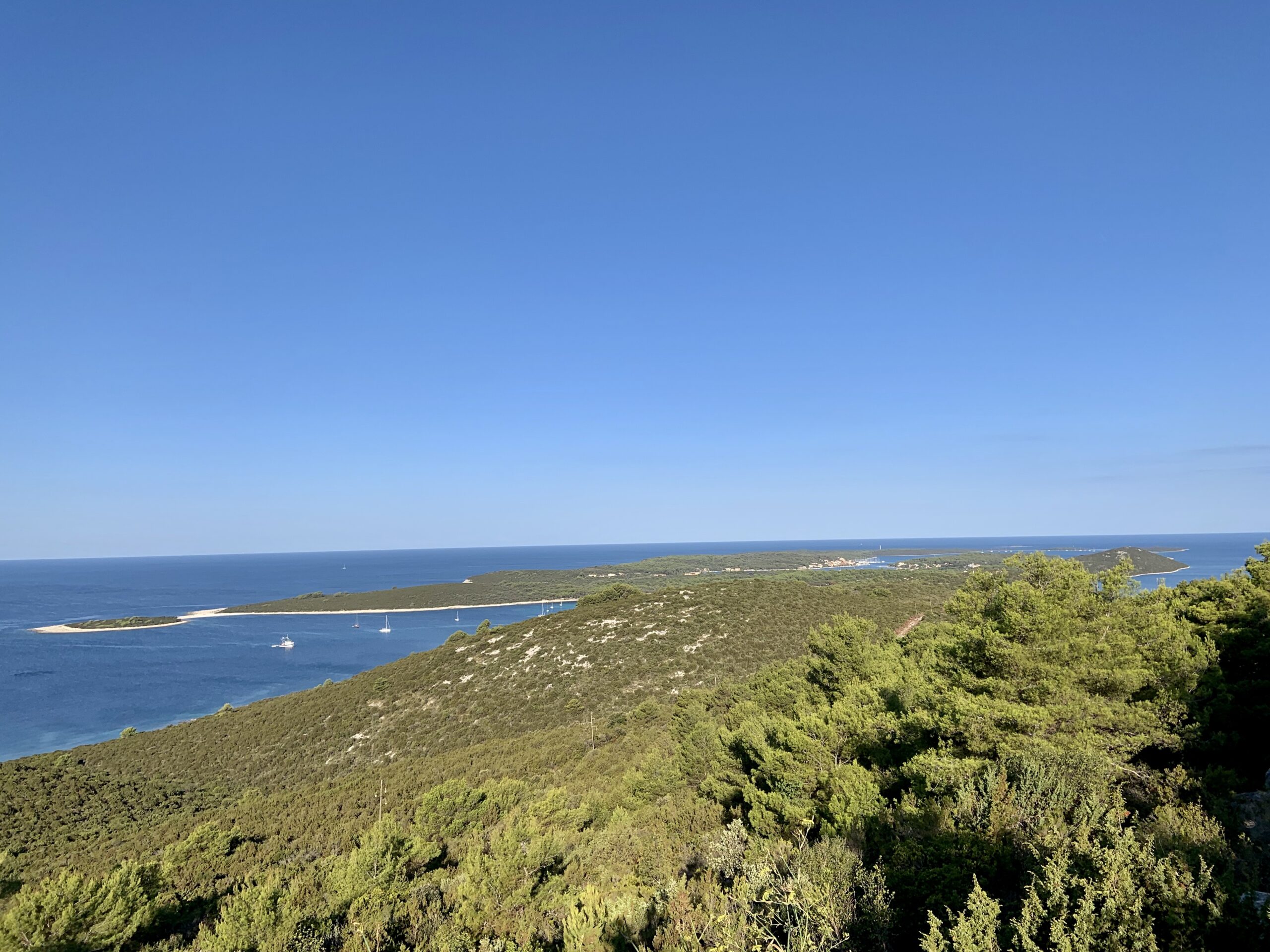 The northern end of Dugi Otok