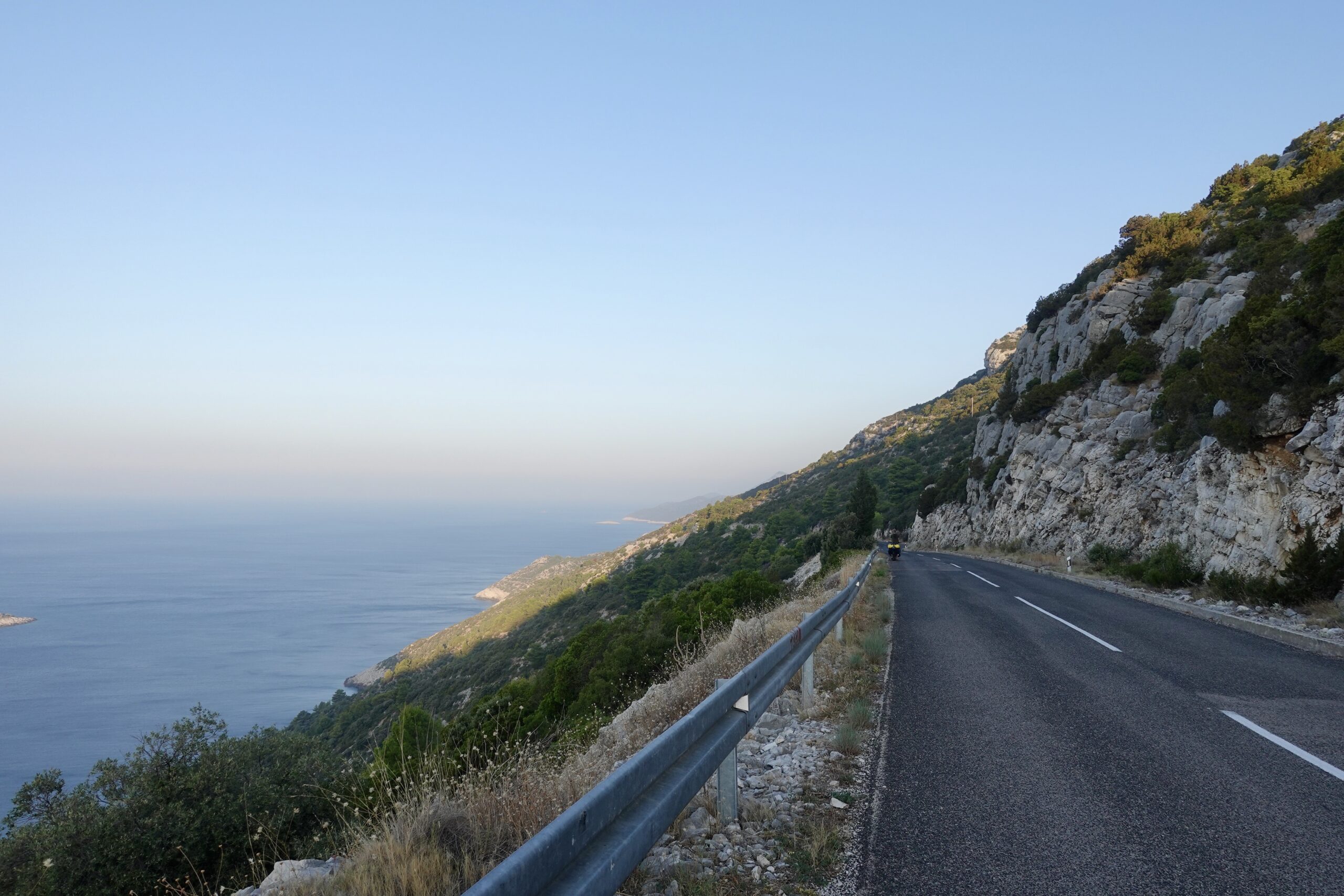 Cycling on empty roads