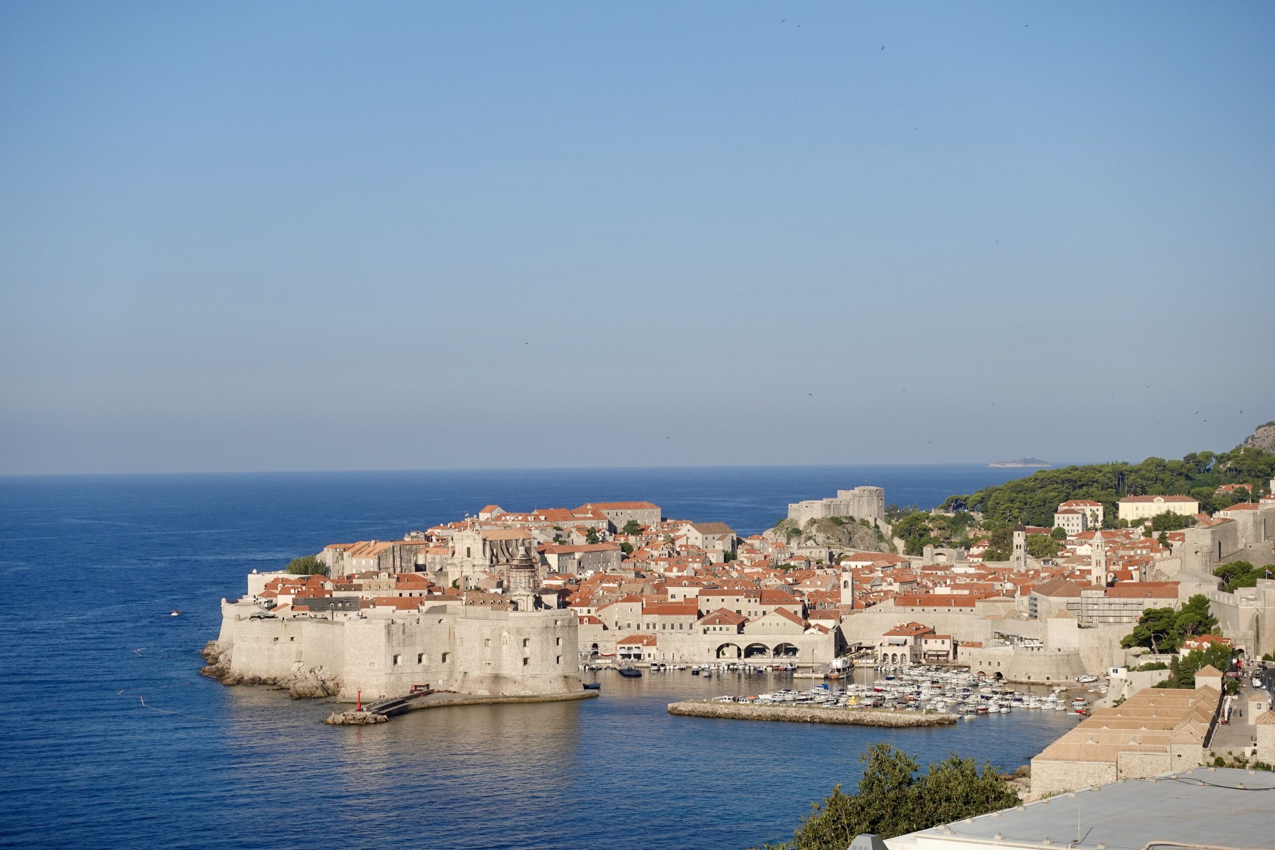 Last view of Dubrovnik