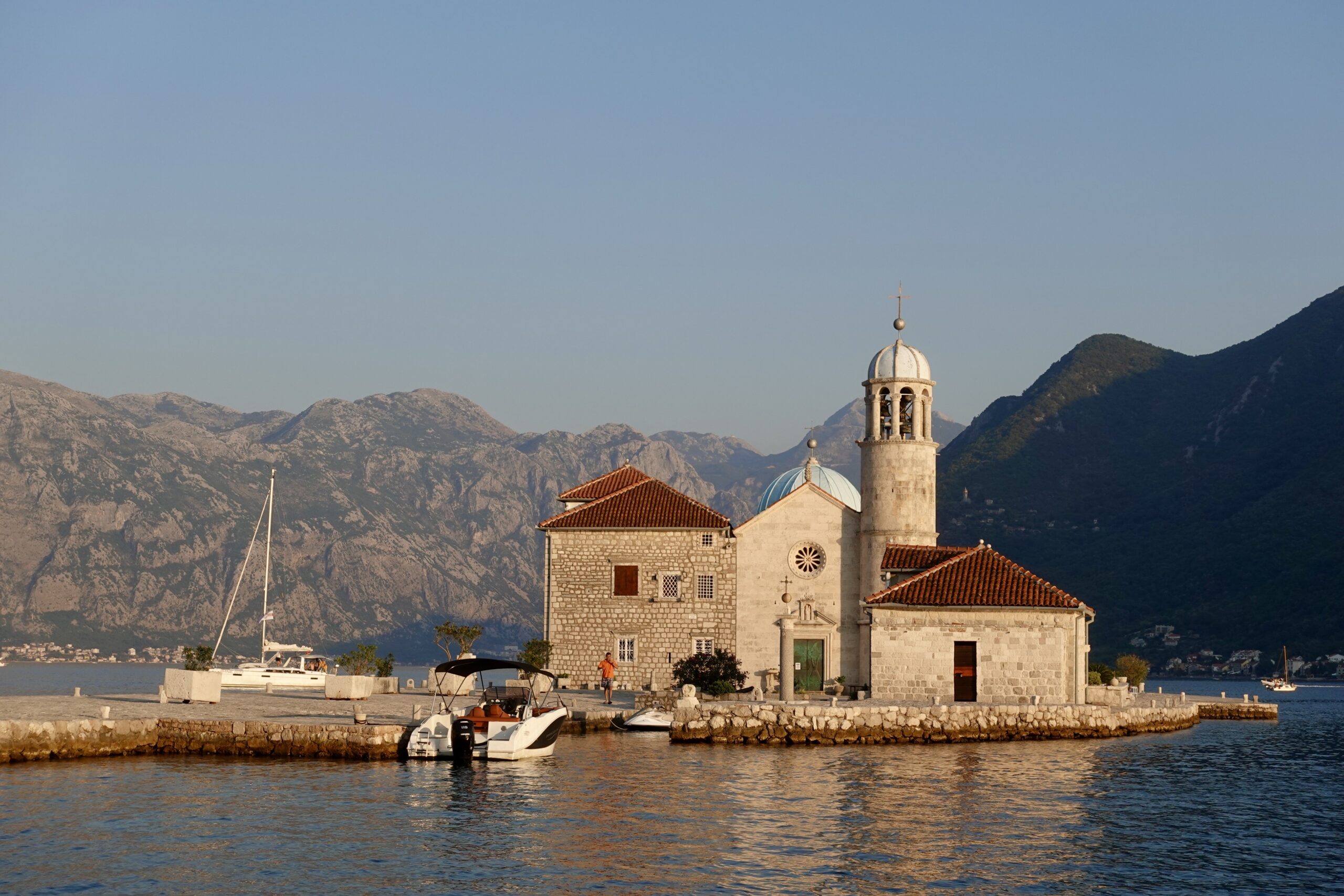 Gospa od Škrpjela Island, located opposite of Perast