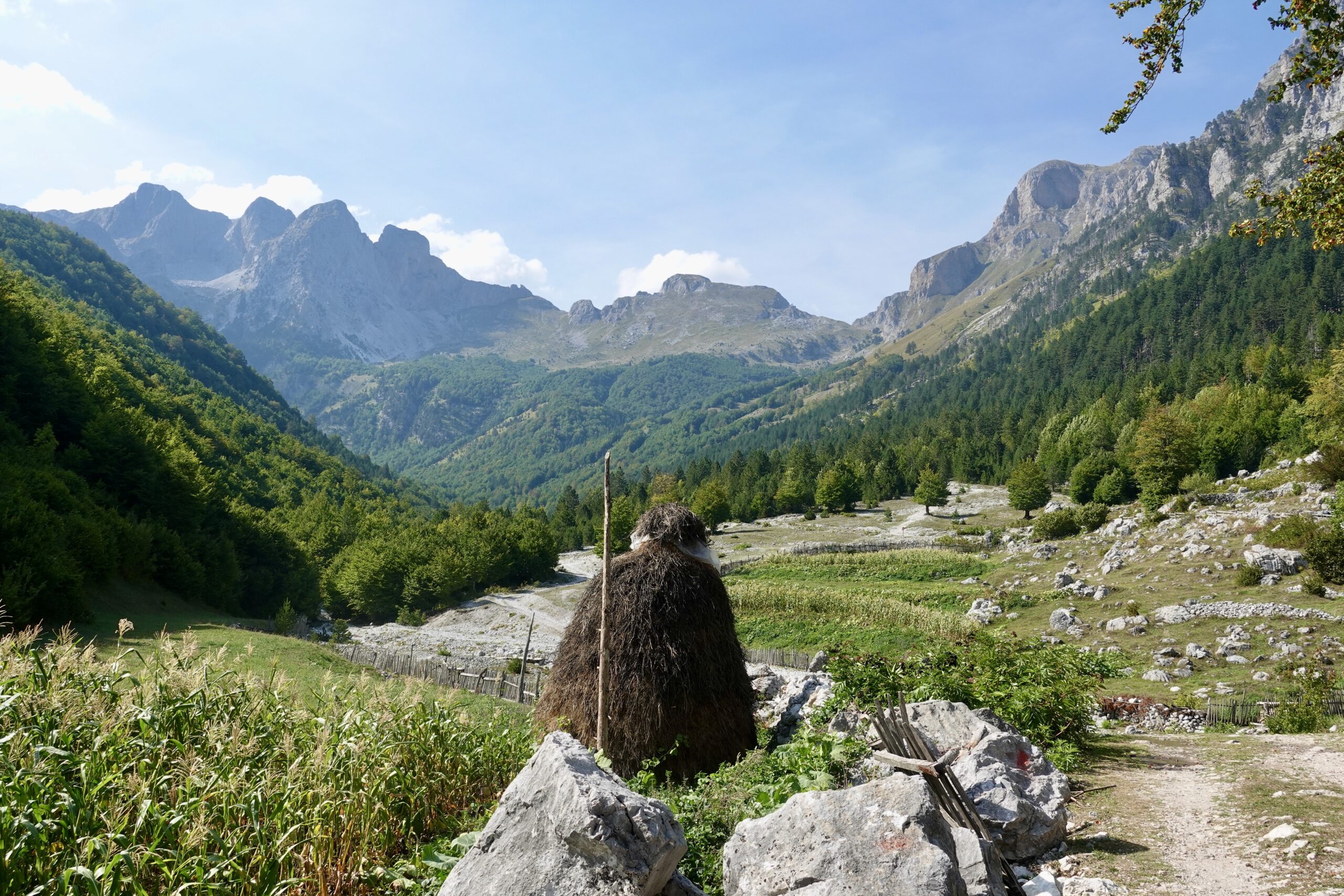 Those haystacks are very typical for Albania