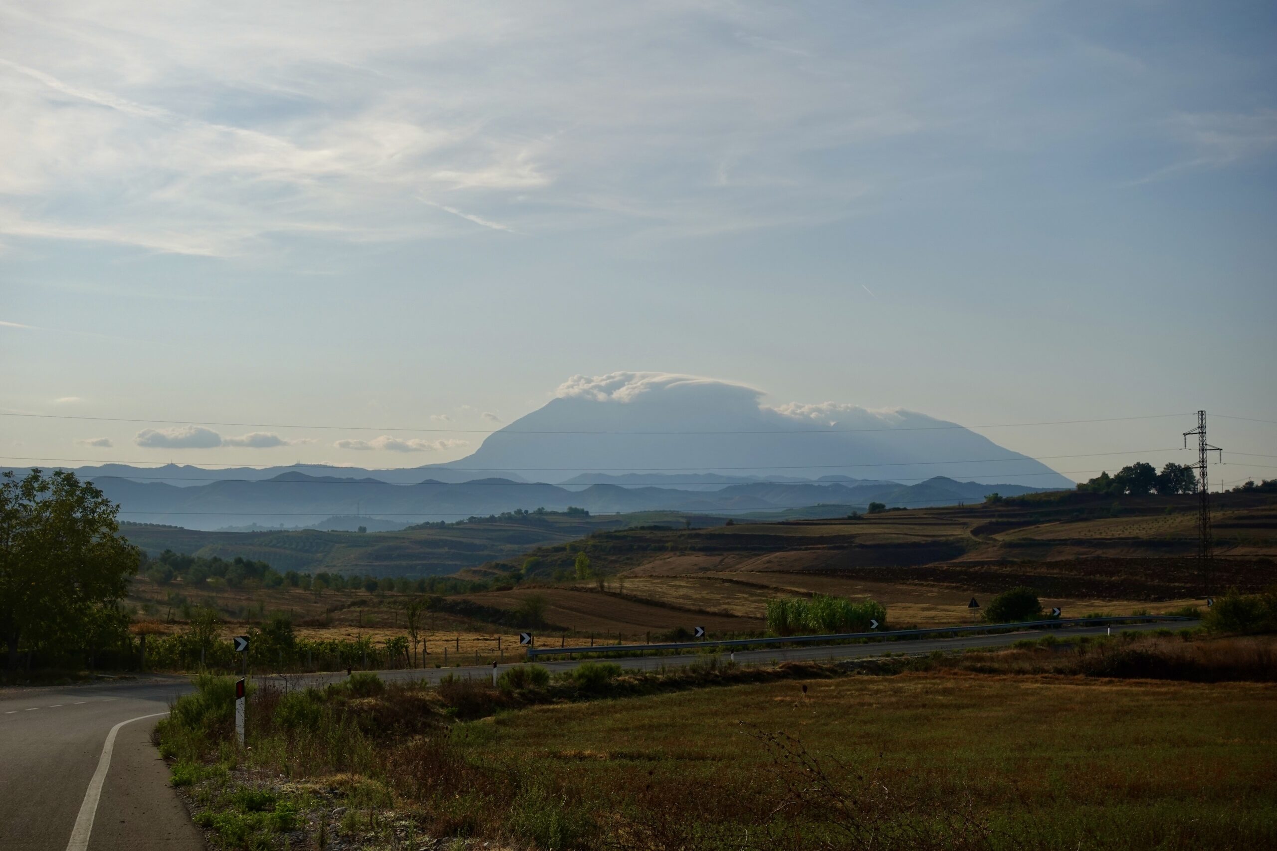 Beautiful hills and lakes around Belsh