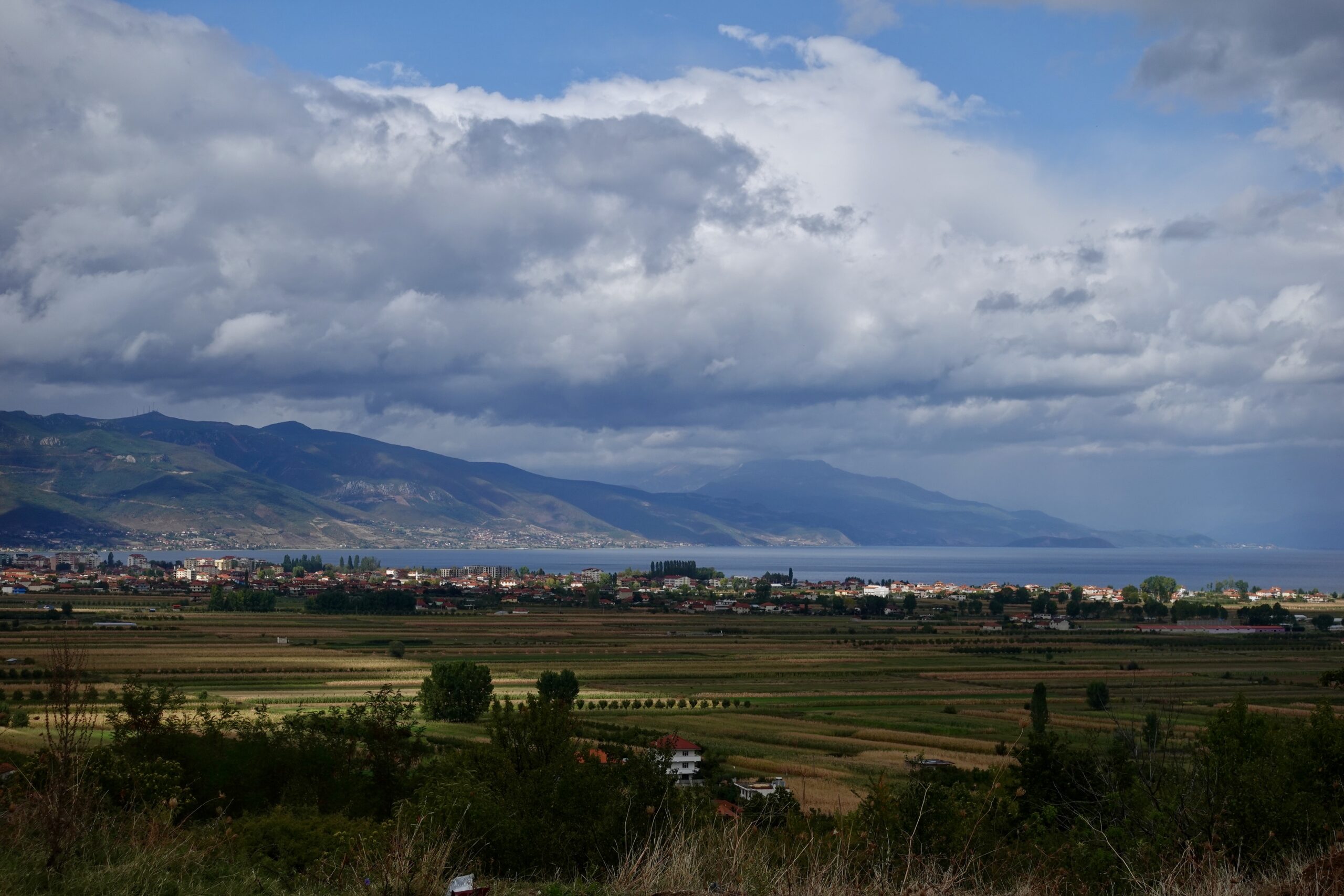 Blick auf Pogradec