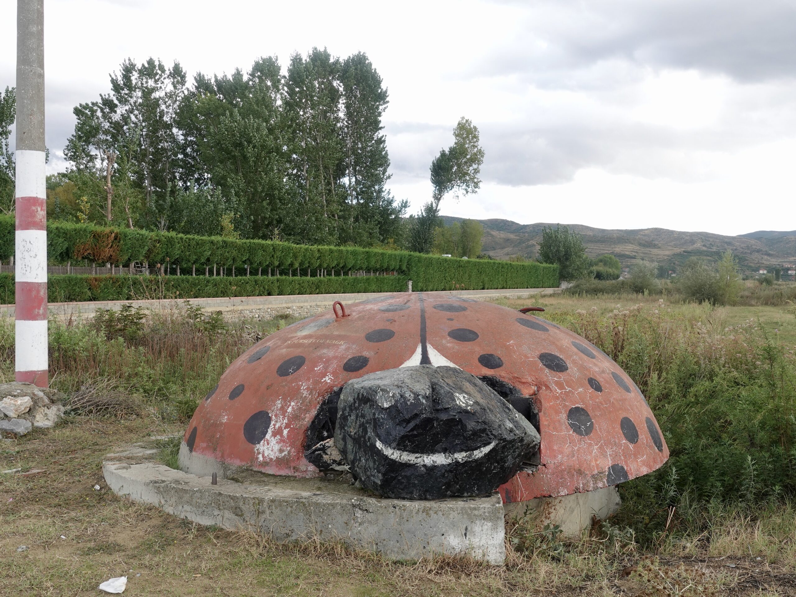 Der letzte Bunker auf unserer Albanien-Reise