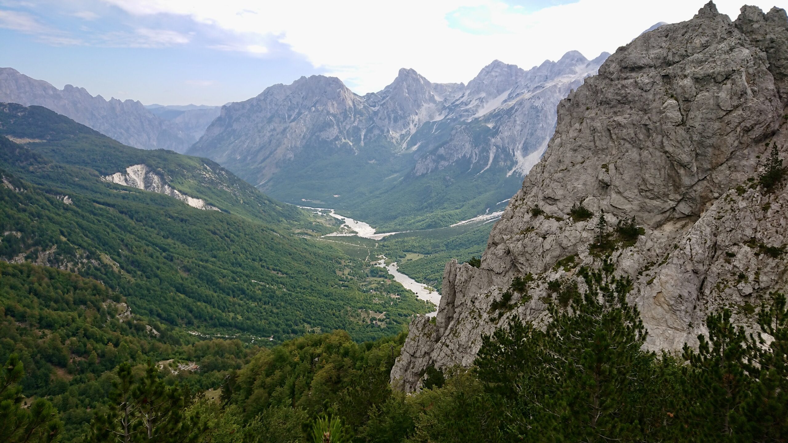 Ausblick über das Valbonatal