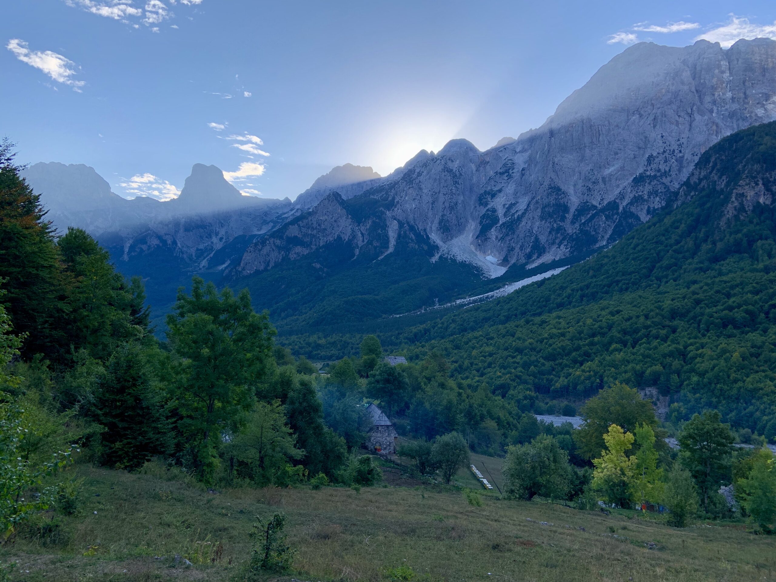 The hike from Valbona to Theth is the most popular hiking trail in the Albanian Alps