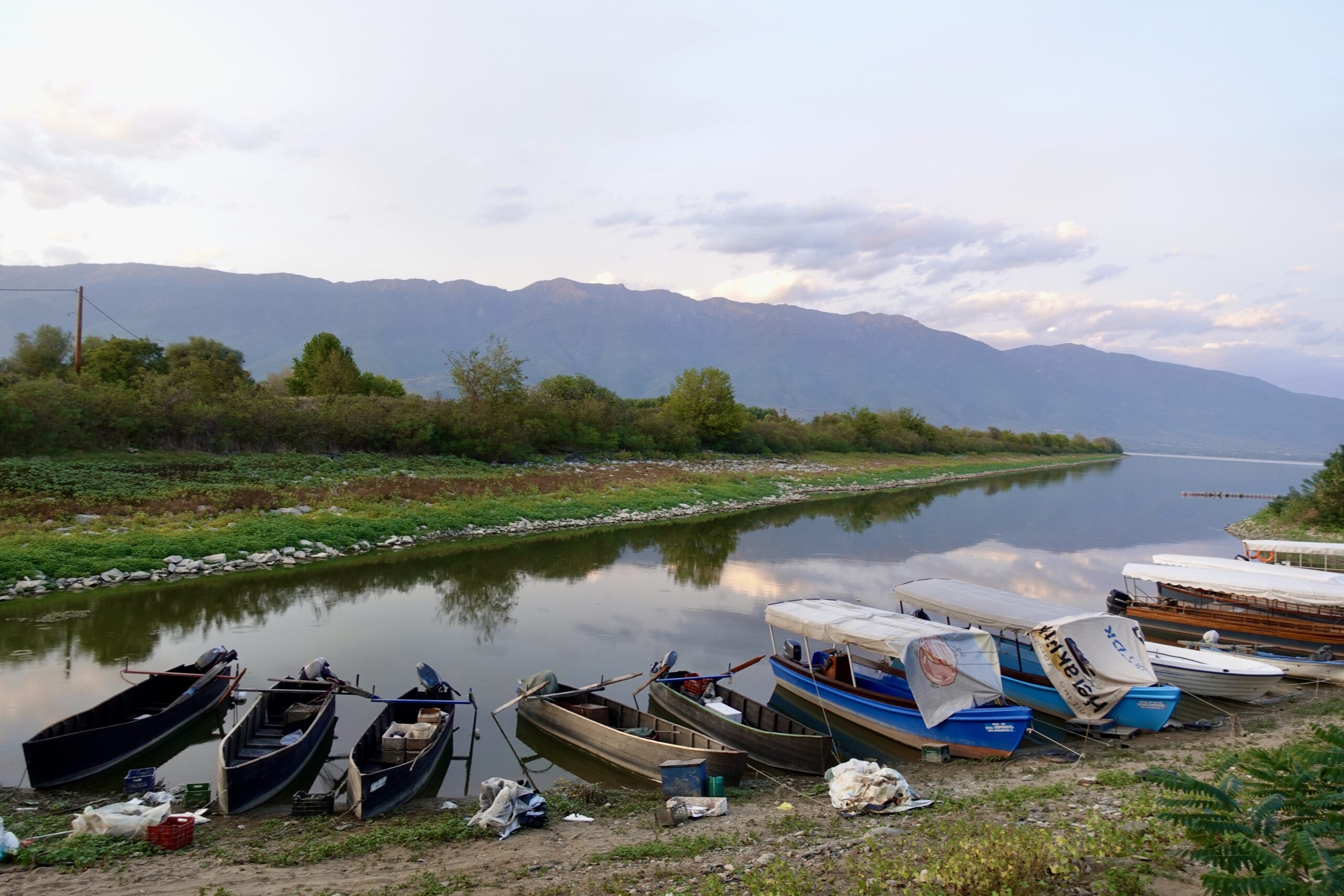 Pier in Kerkini for boat trips