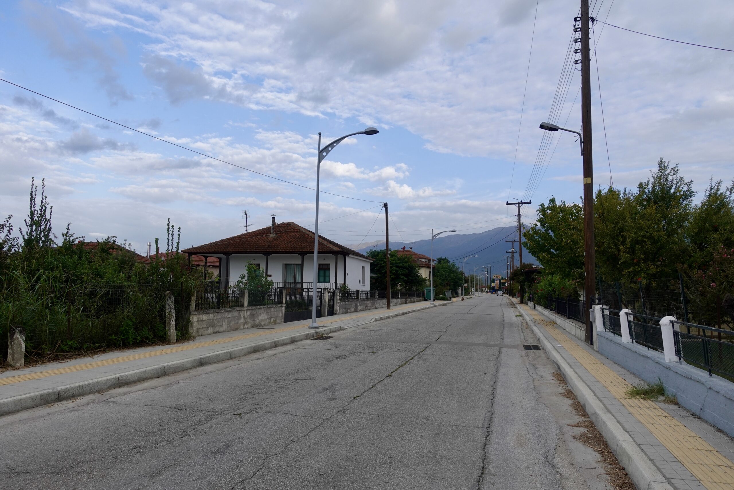 Not much going on in Kerkini village