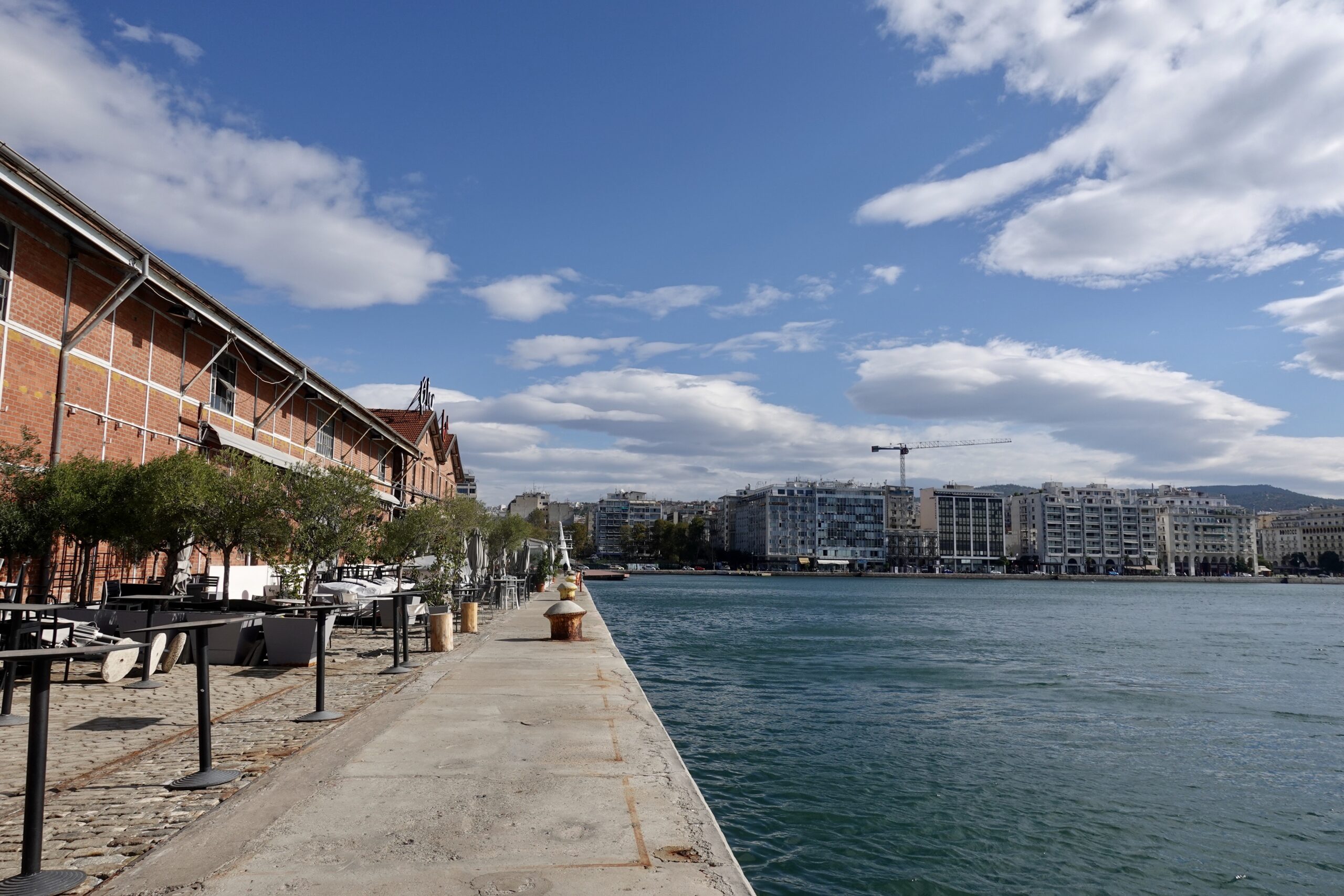 The old port area is now housing museums, cafés, restaurants