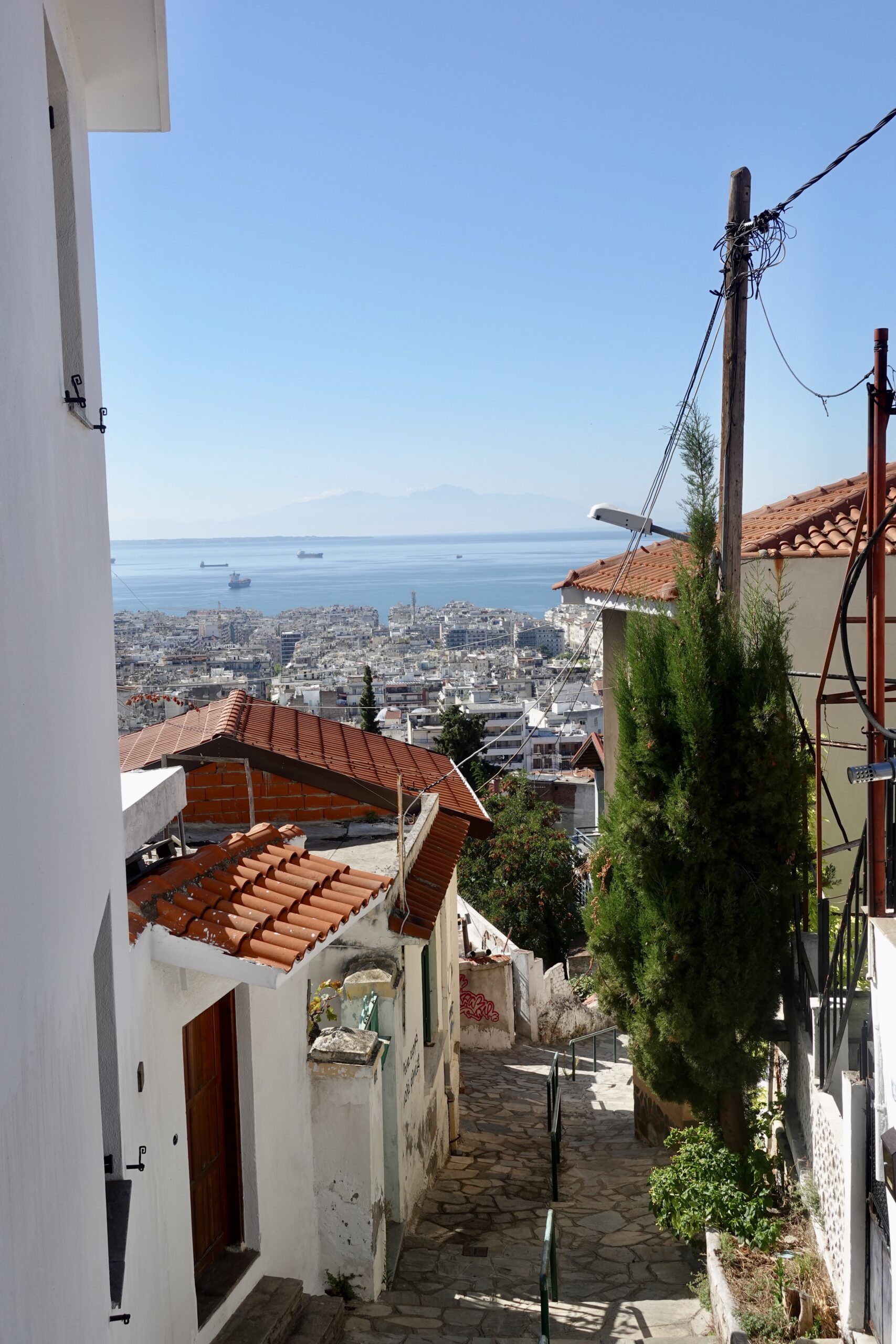 Many stairs lead up to Ano Poli