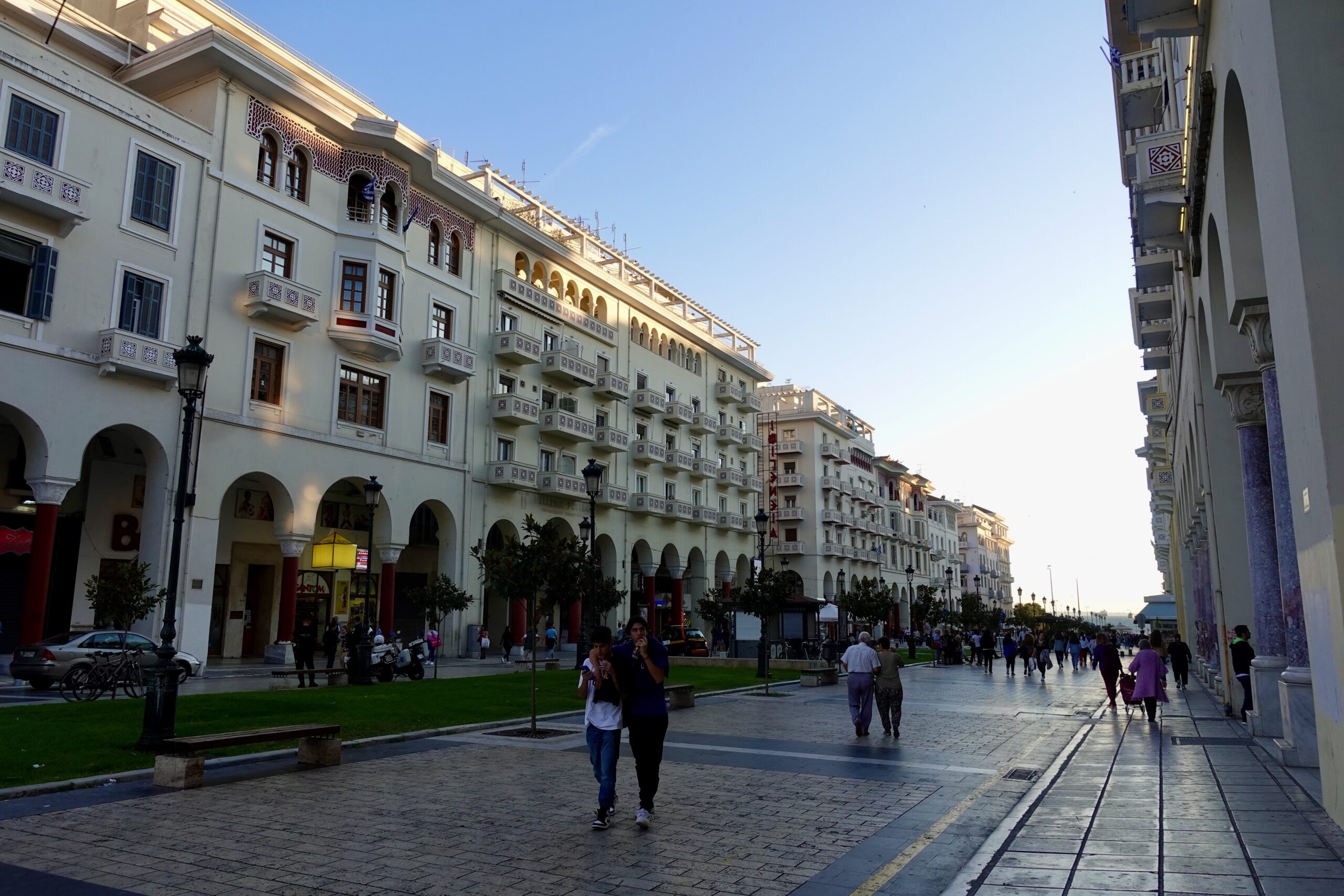 At the square Platia Aristotelous