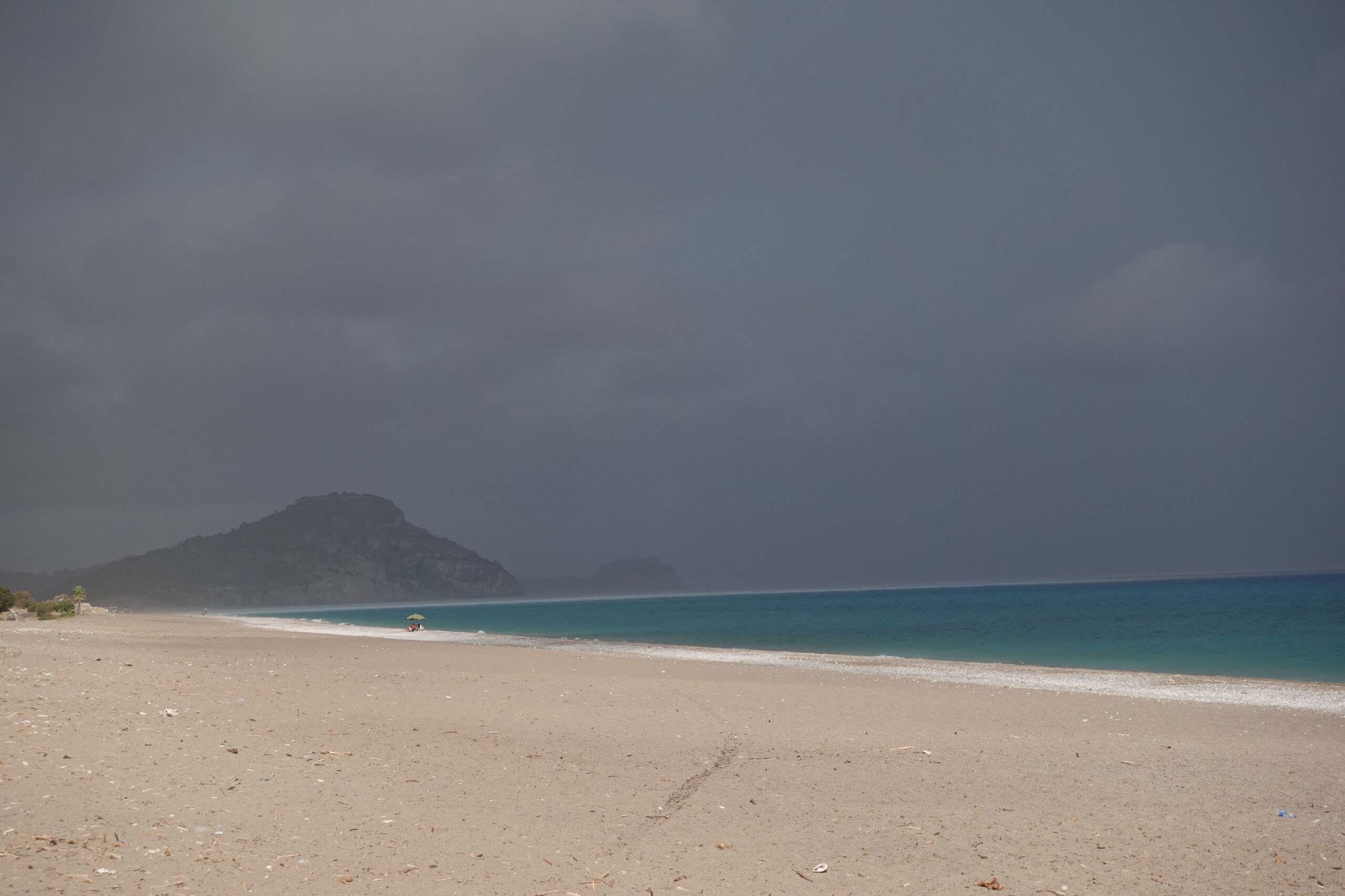 Ein Gewitter zieht auf