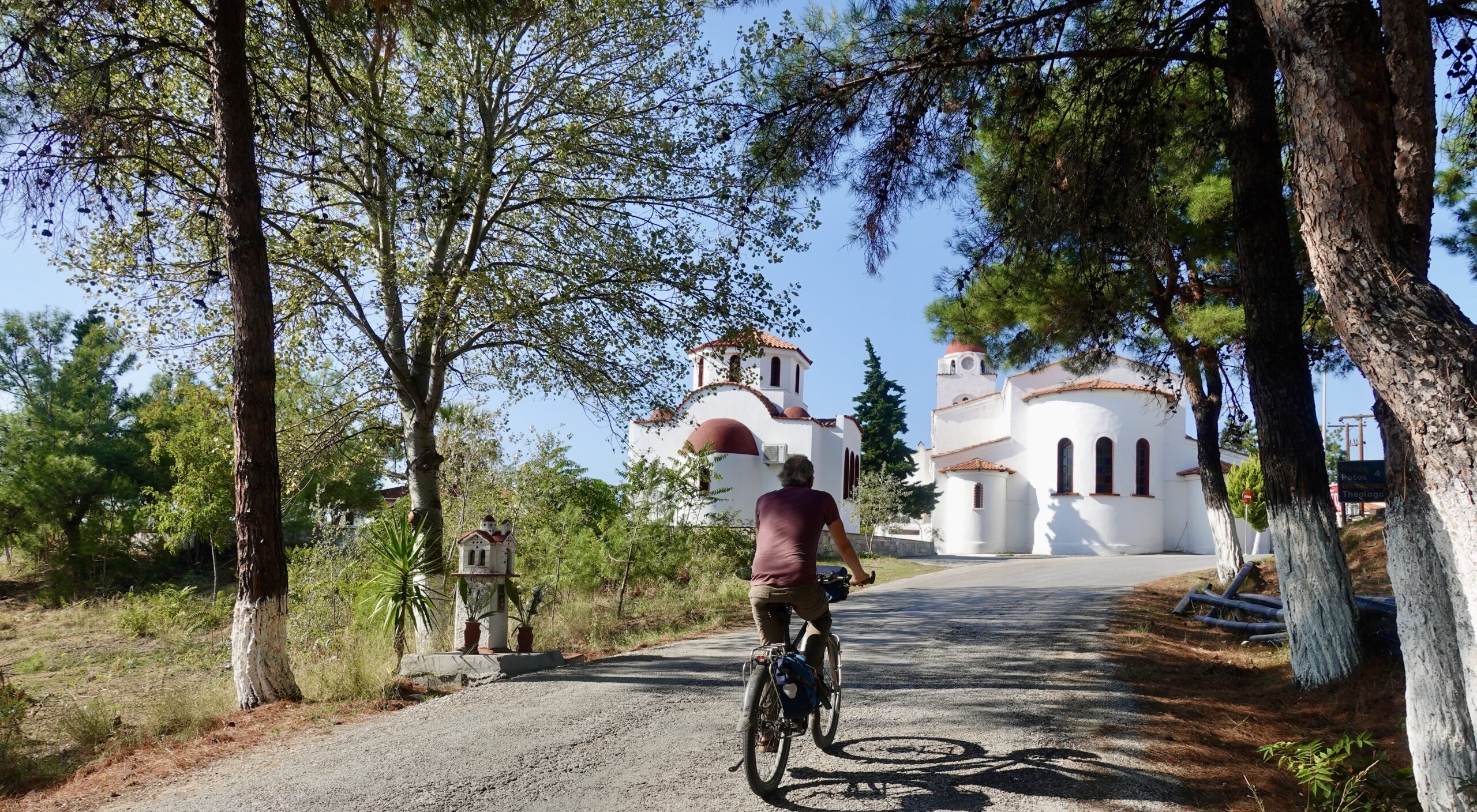 One of many excursions with our bicycles