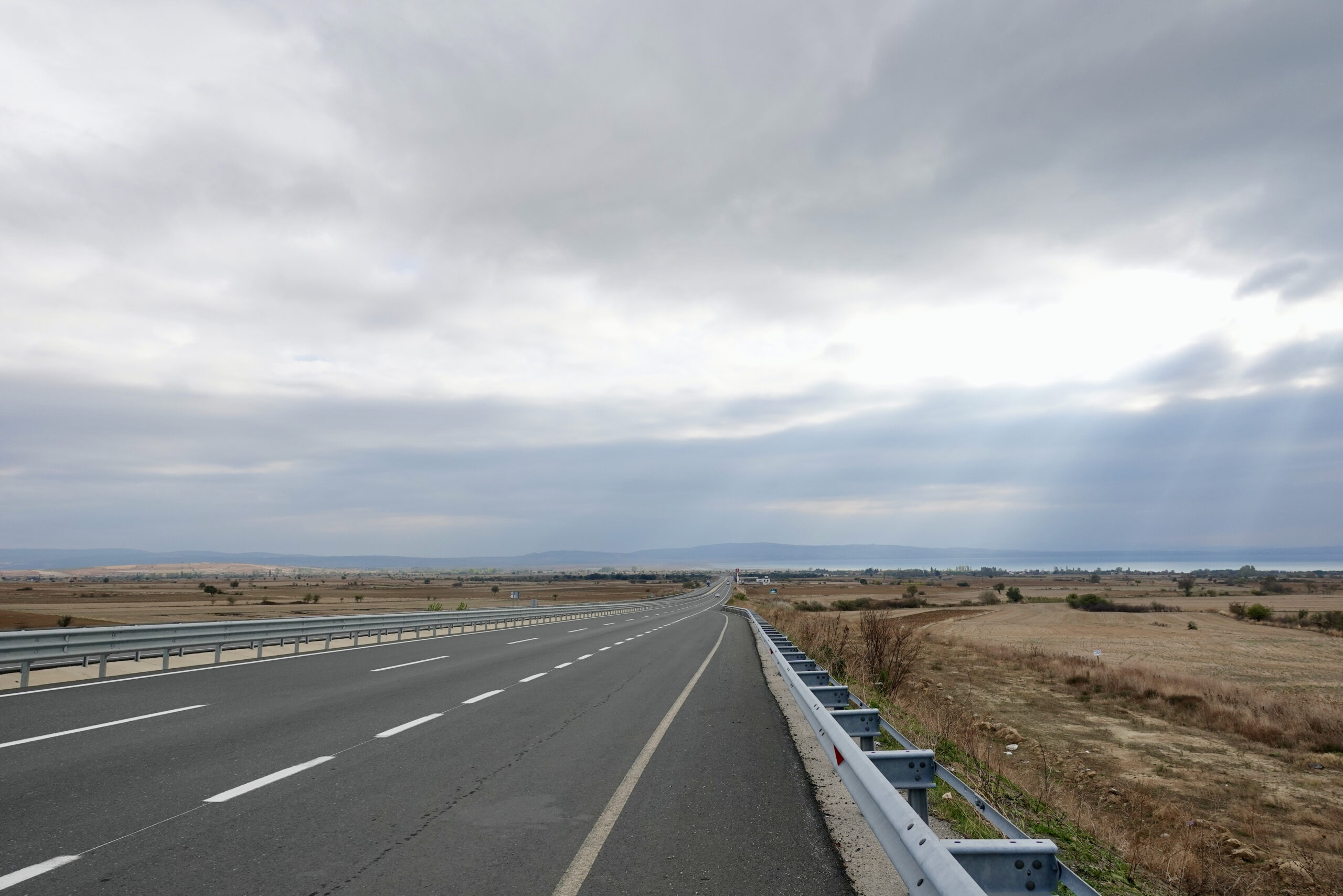 Typical wide highway in Turkey