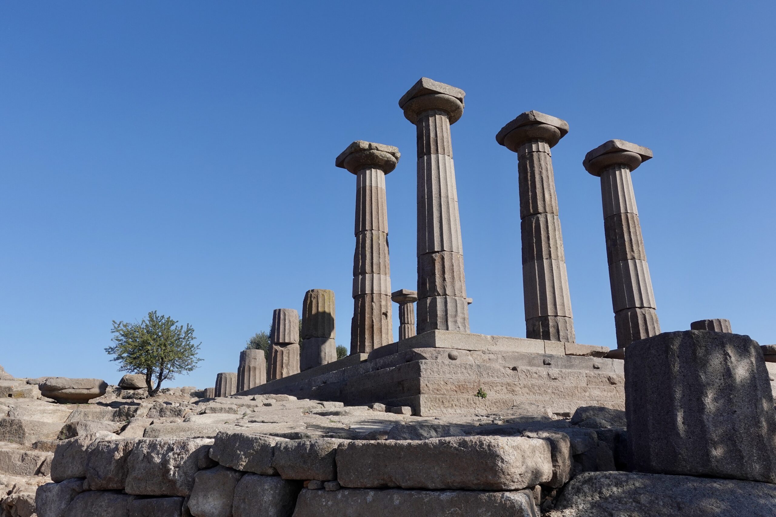 Ruins of the temple of Athena