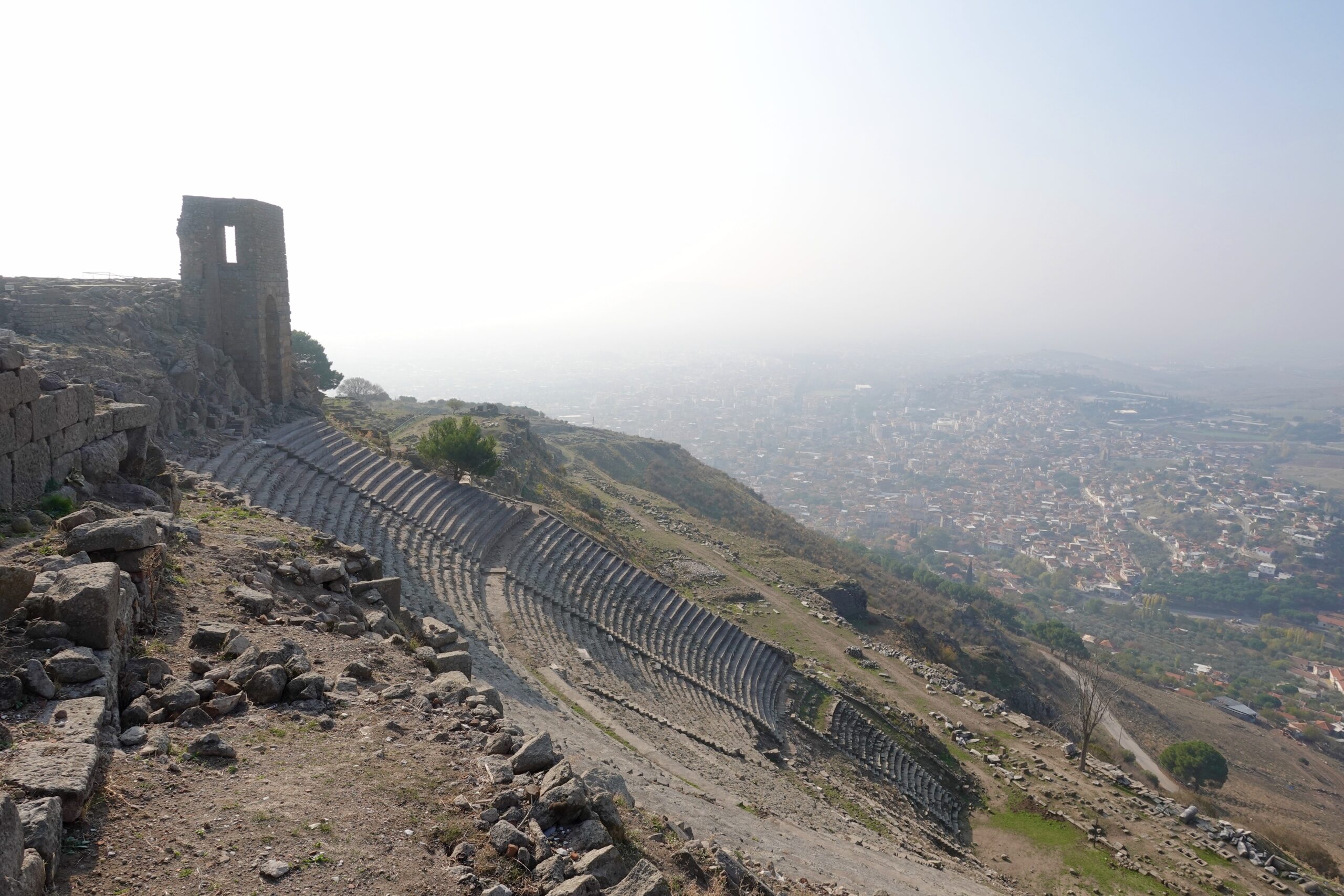 Das steile Theater von Pergamon