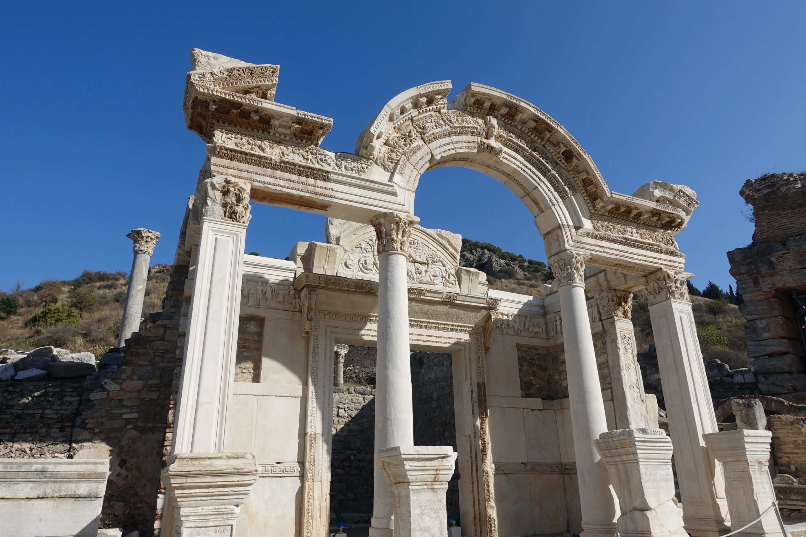 Hadrian Tempel an der Kuretenstrasse