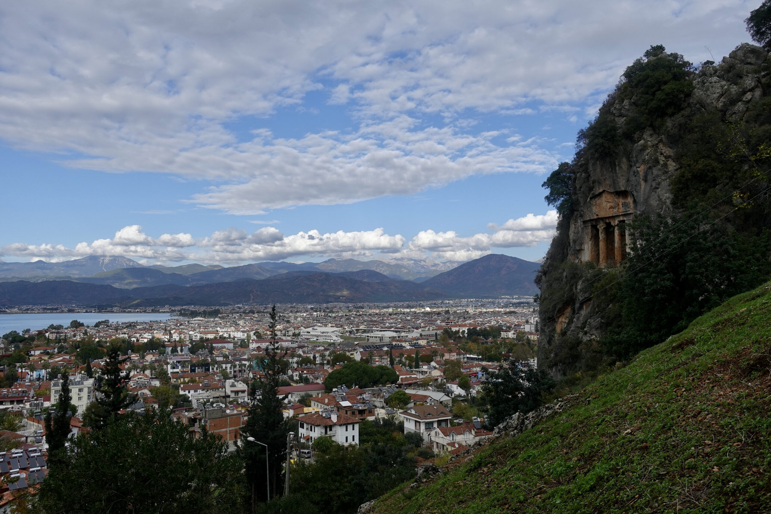 Spectacular rock tombs above Fethiye