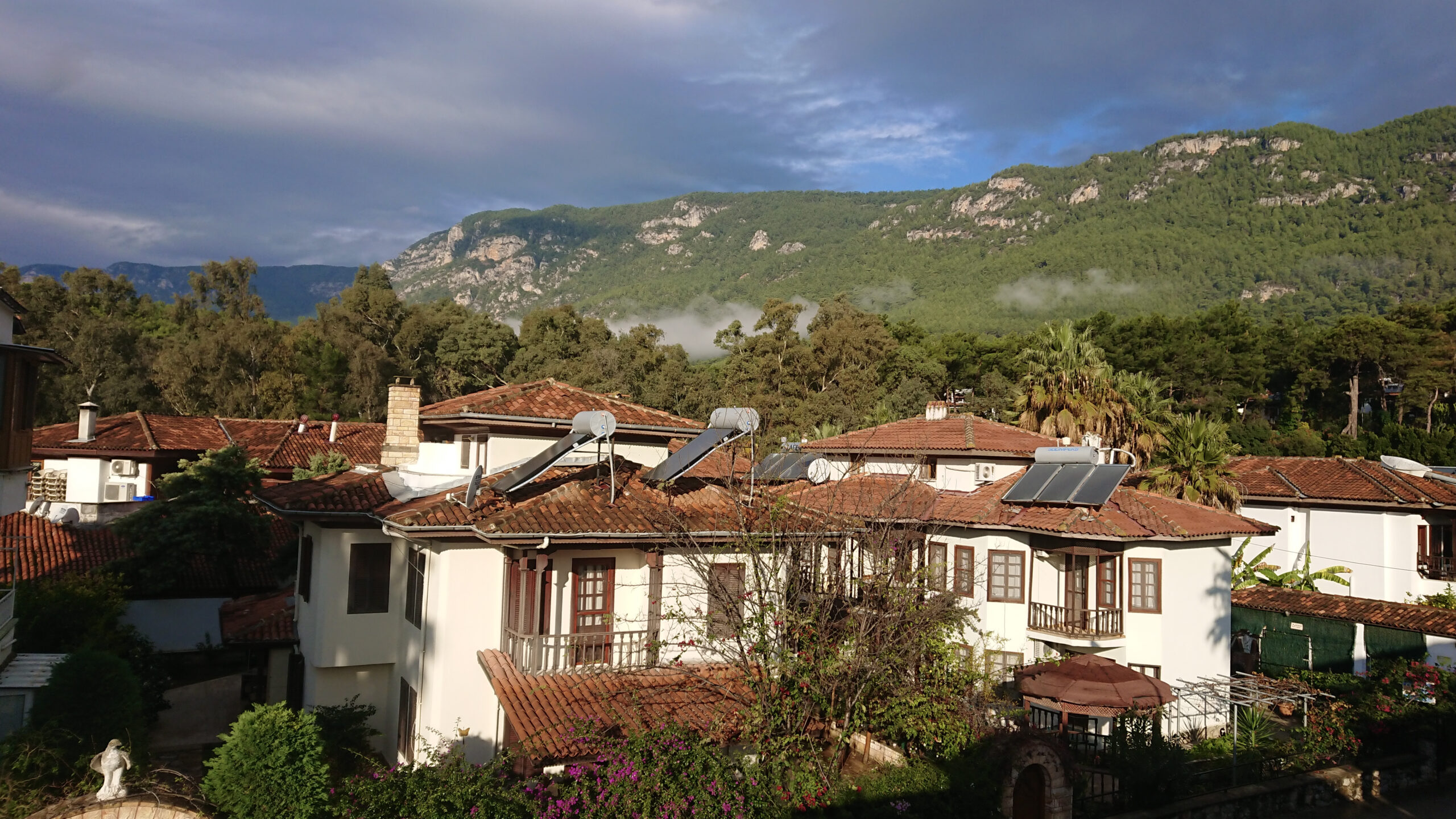 View from the terrace in Akyaka