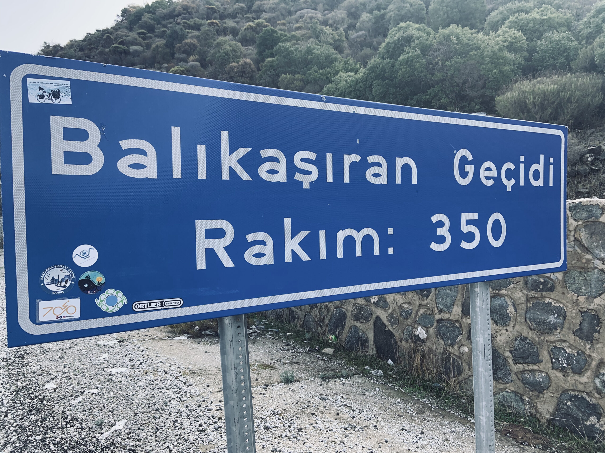 Because of our sticker on this sign we have already been contacted by a Turk on Facebook