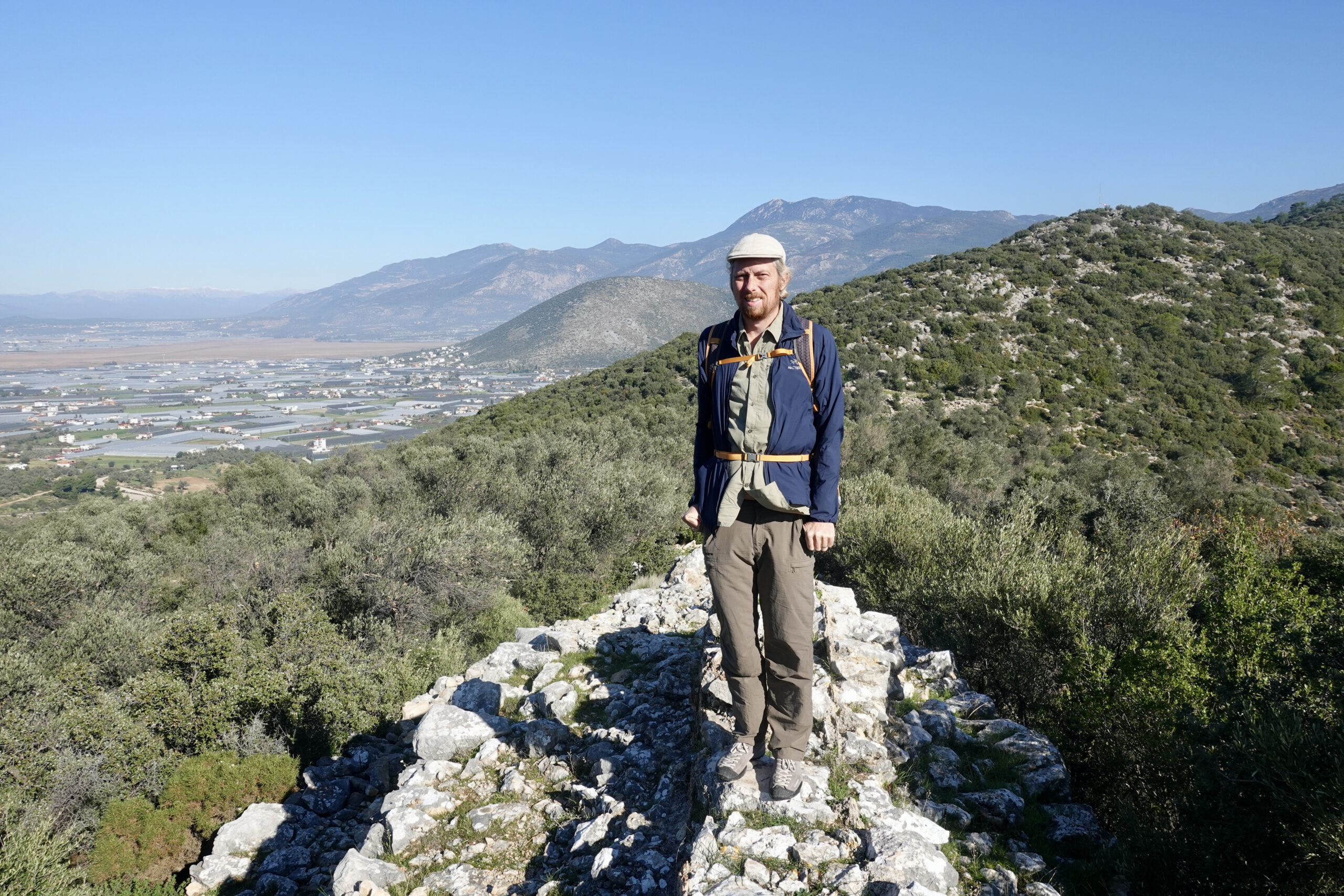 Hike to our next supermarket in Kalkan