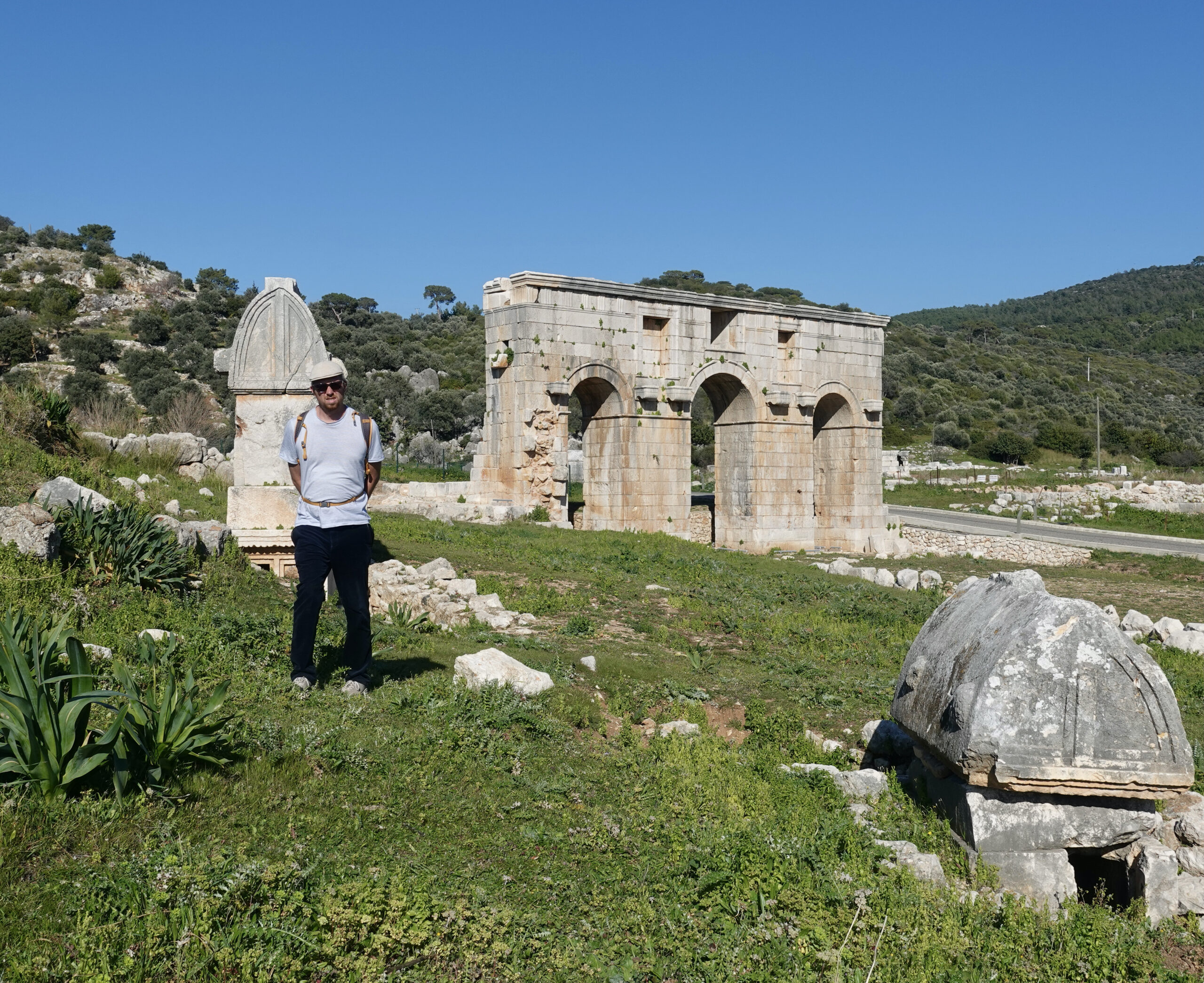 Entry to the ancient site with the necropolis