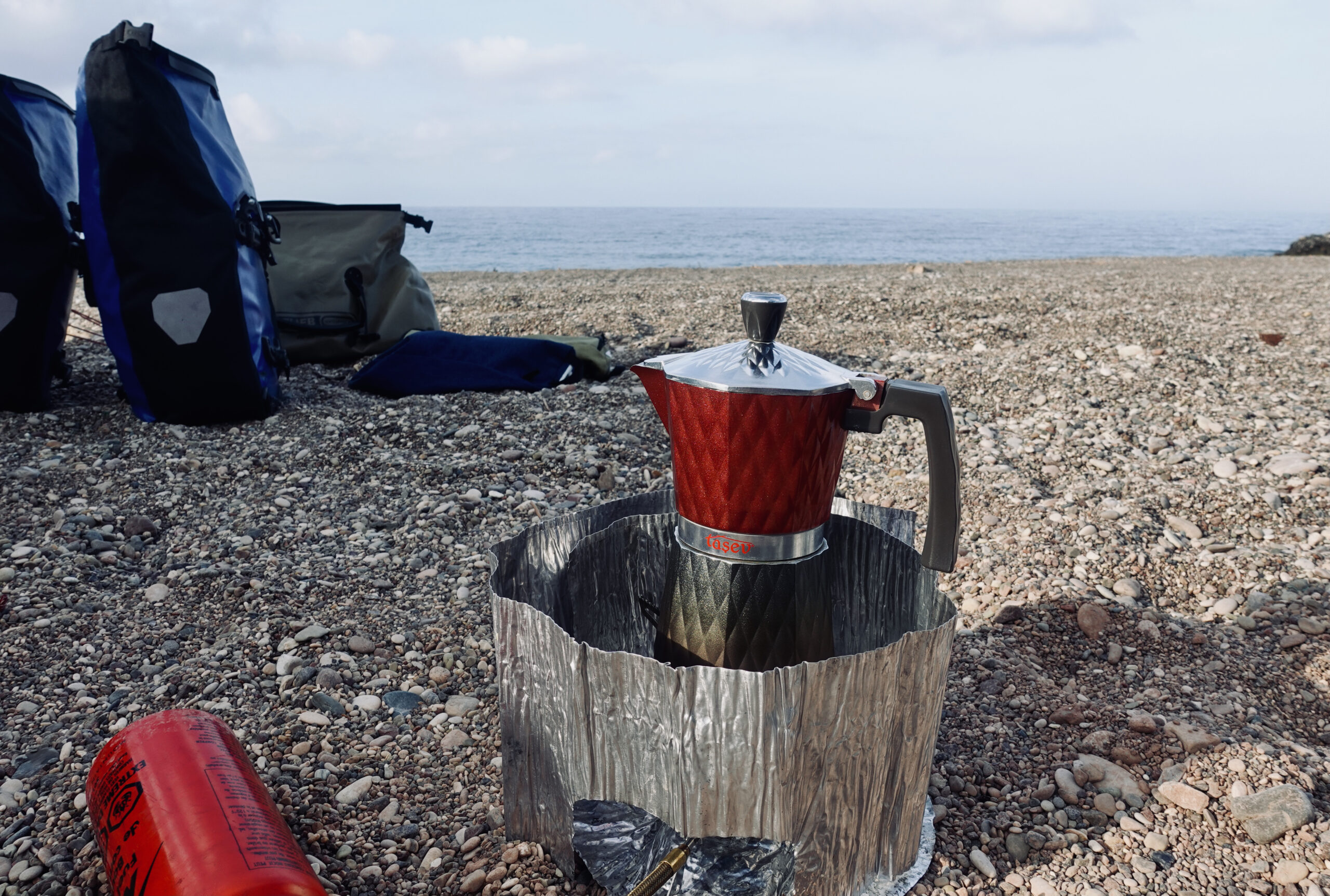 Kaffee mit Meerblick, herrlich