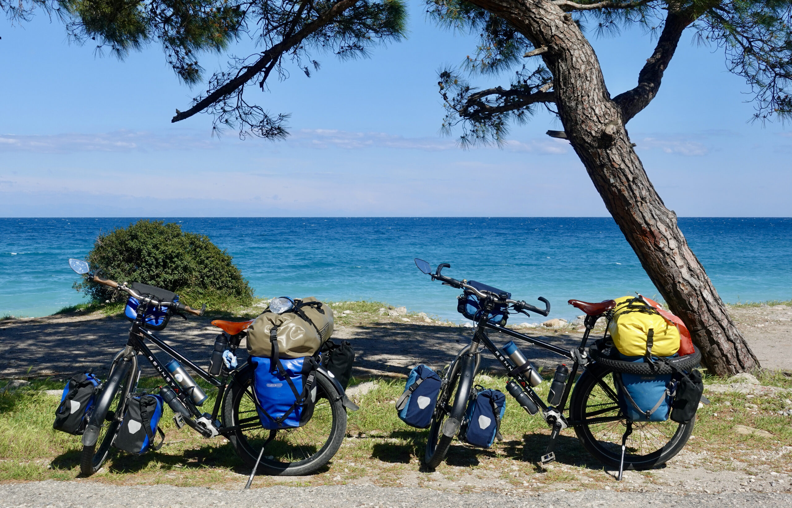 Unobstructed piece of beach in front of Antalya