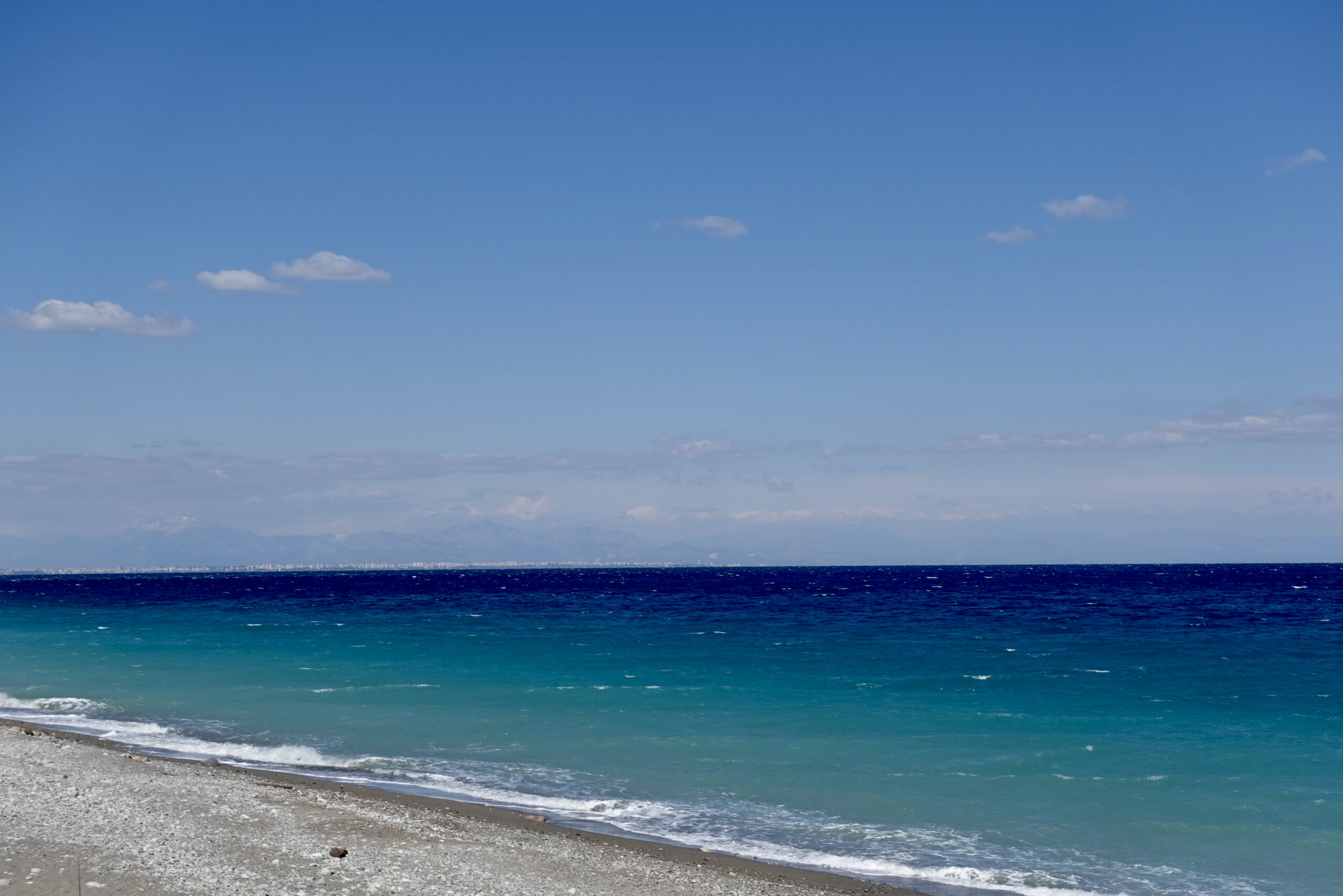 Und kurz darauf wieder am Meer