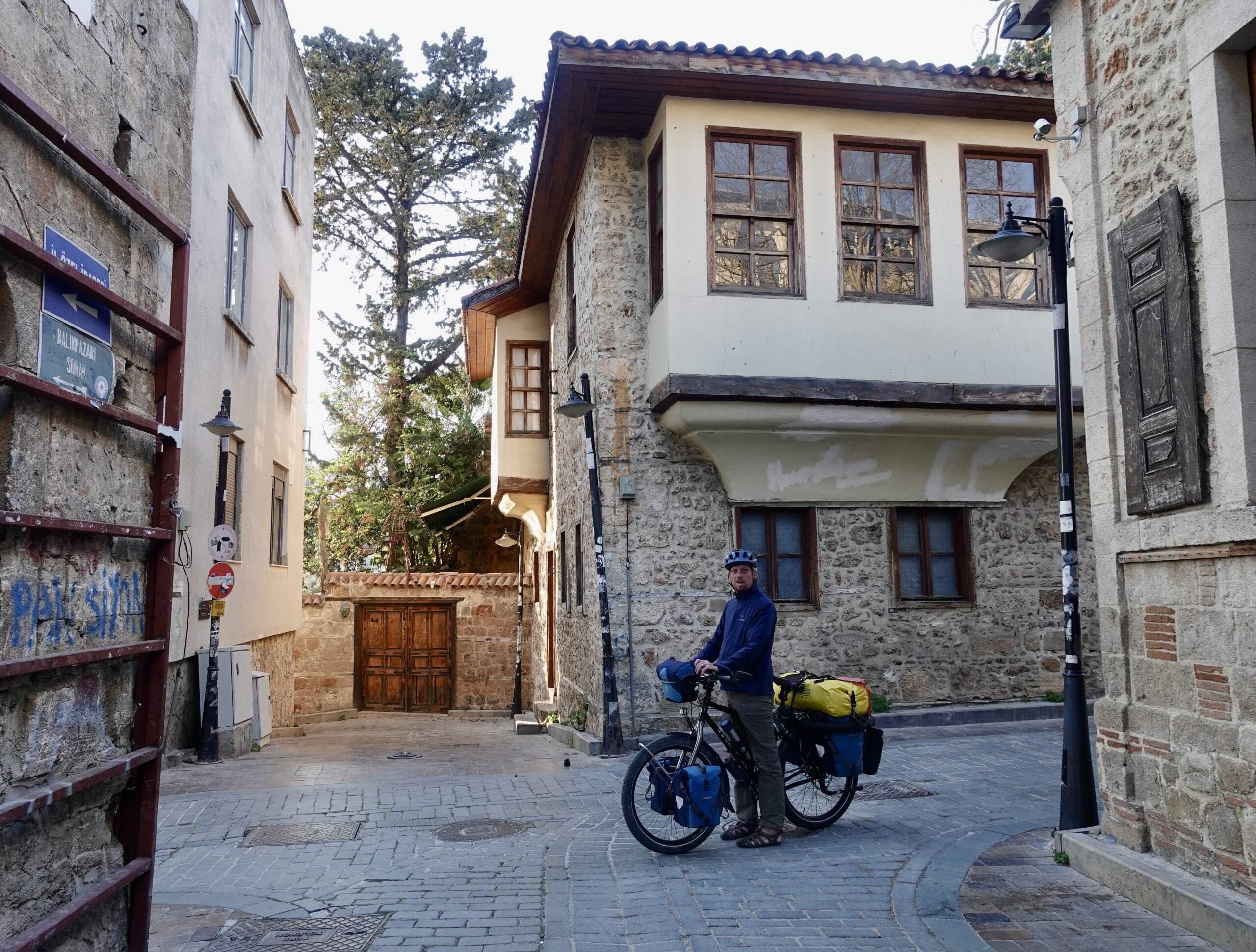 On the way in the old town Kaleiçi