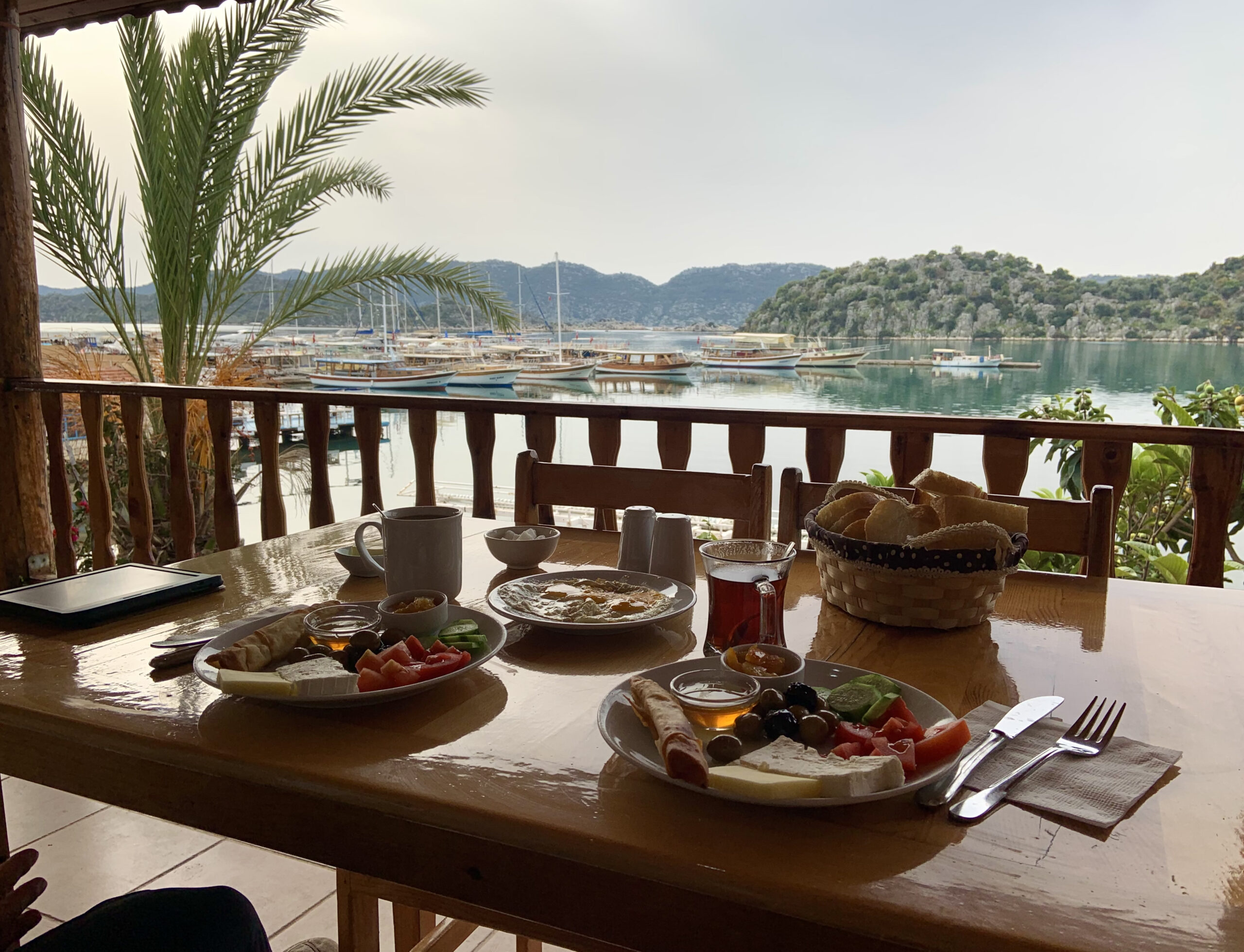 Breakfast with a view