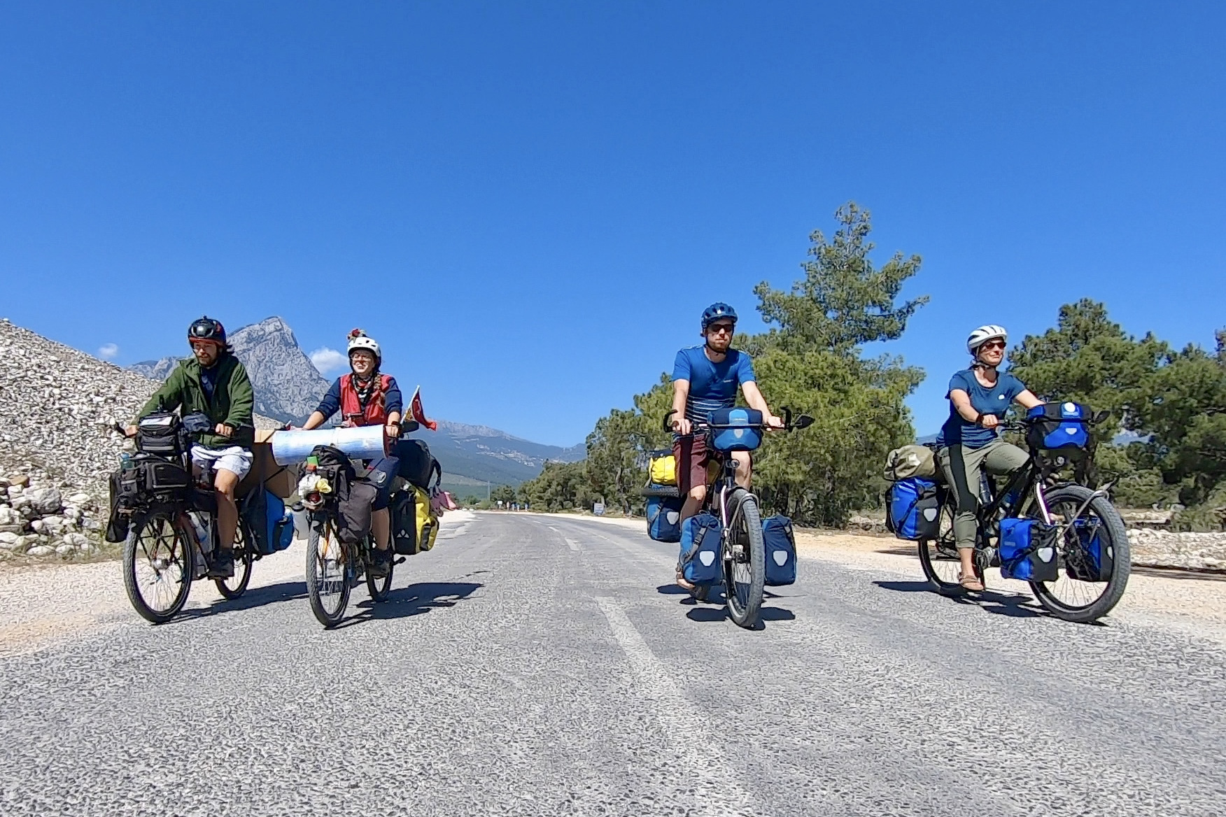 Rückreise zu Viert nach Antalya