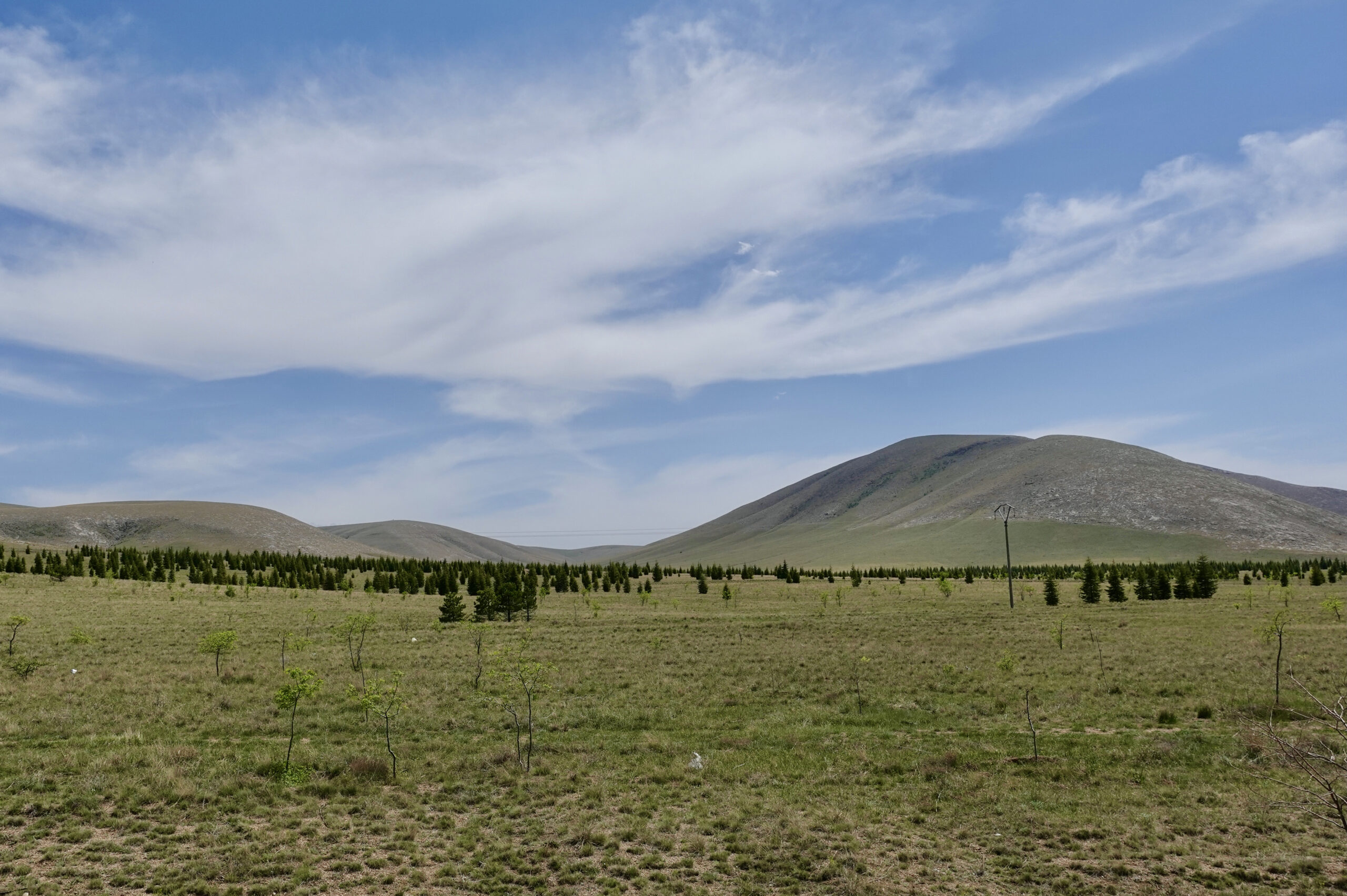 Typical landscape in central Anatolia