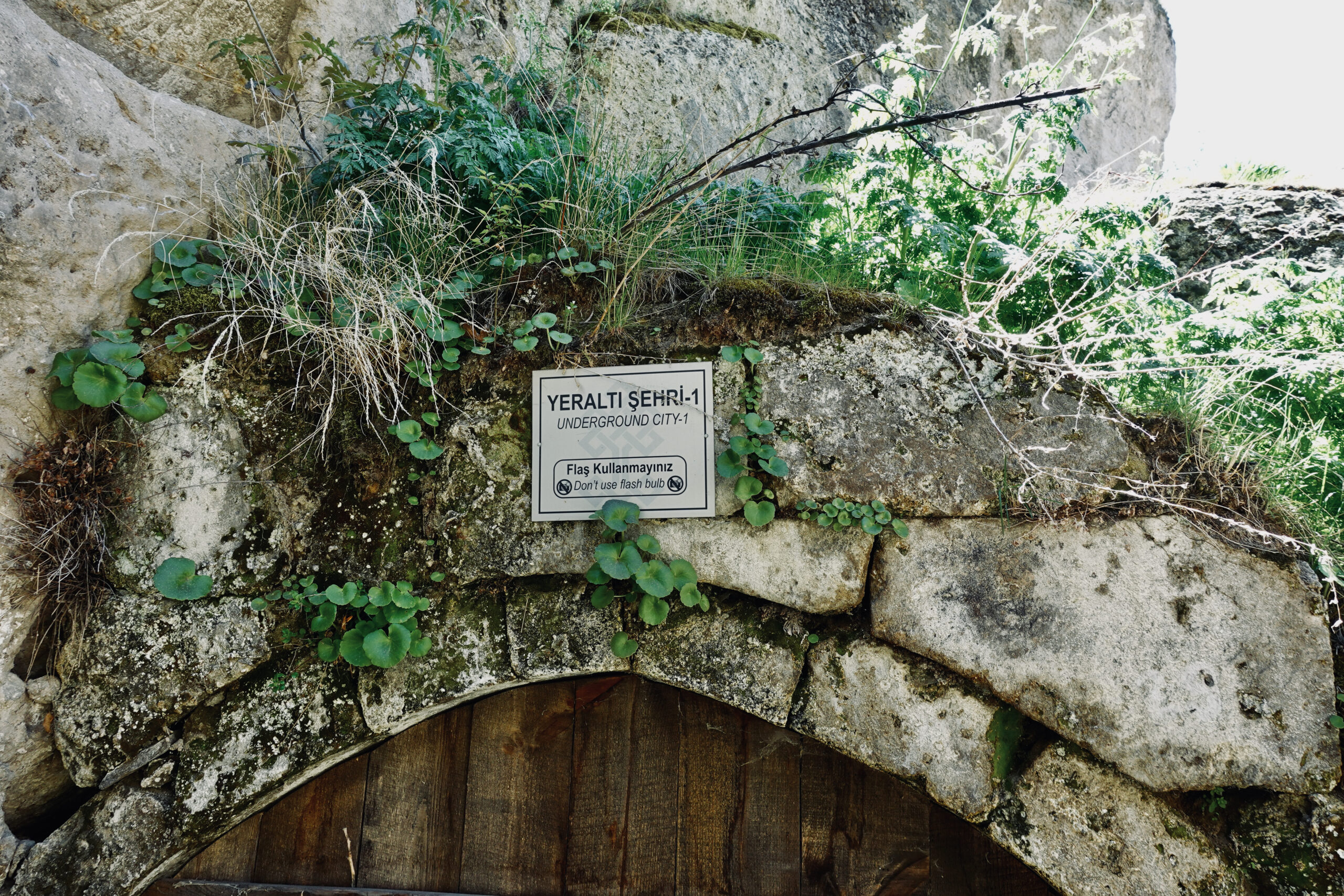 Entrance to the first underground city