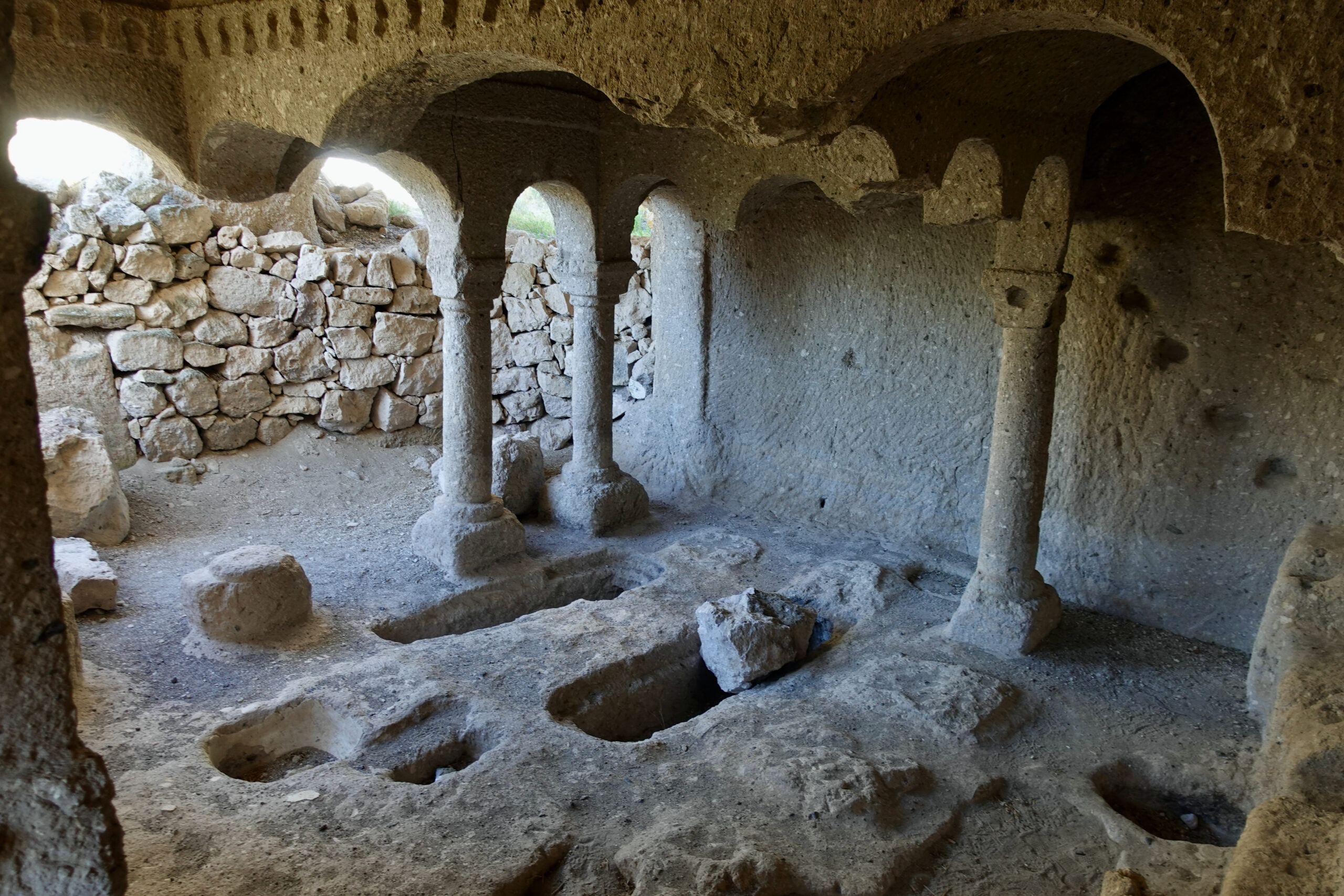 Church with tombs