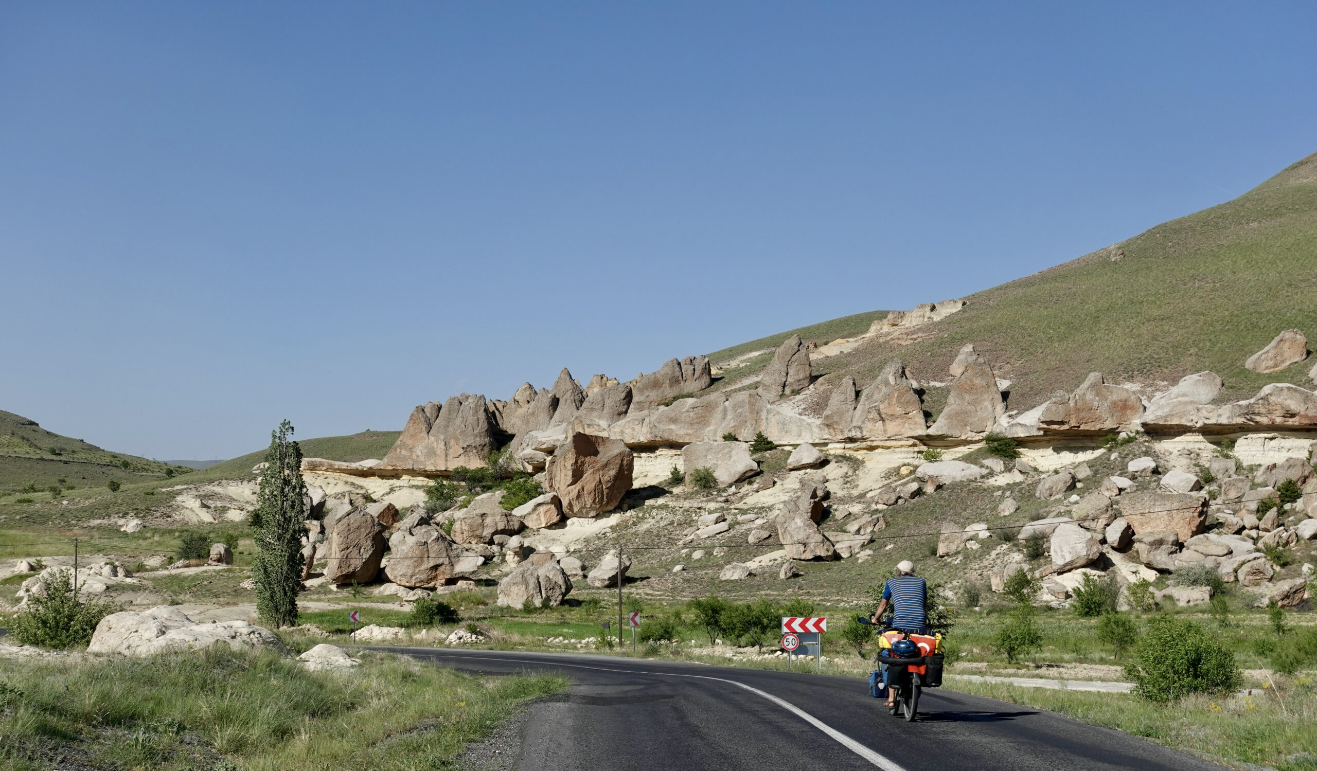 On the way to Mustafapaşa