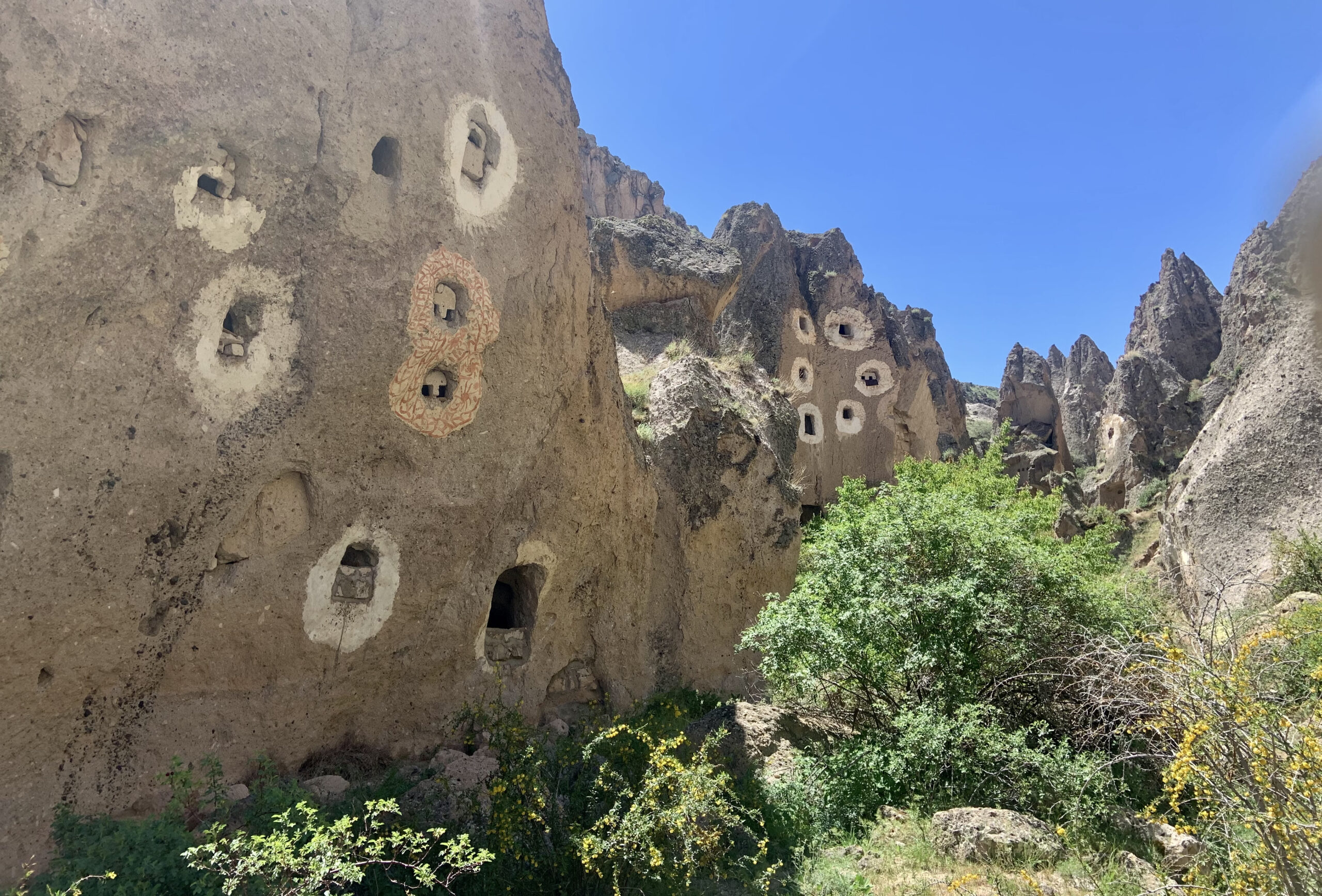 Richly decorated dovecotes