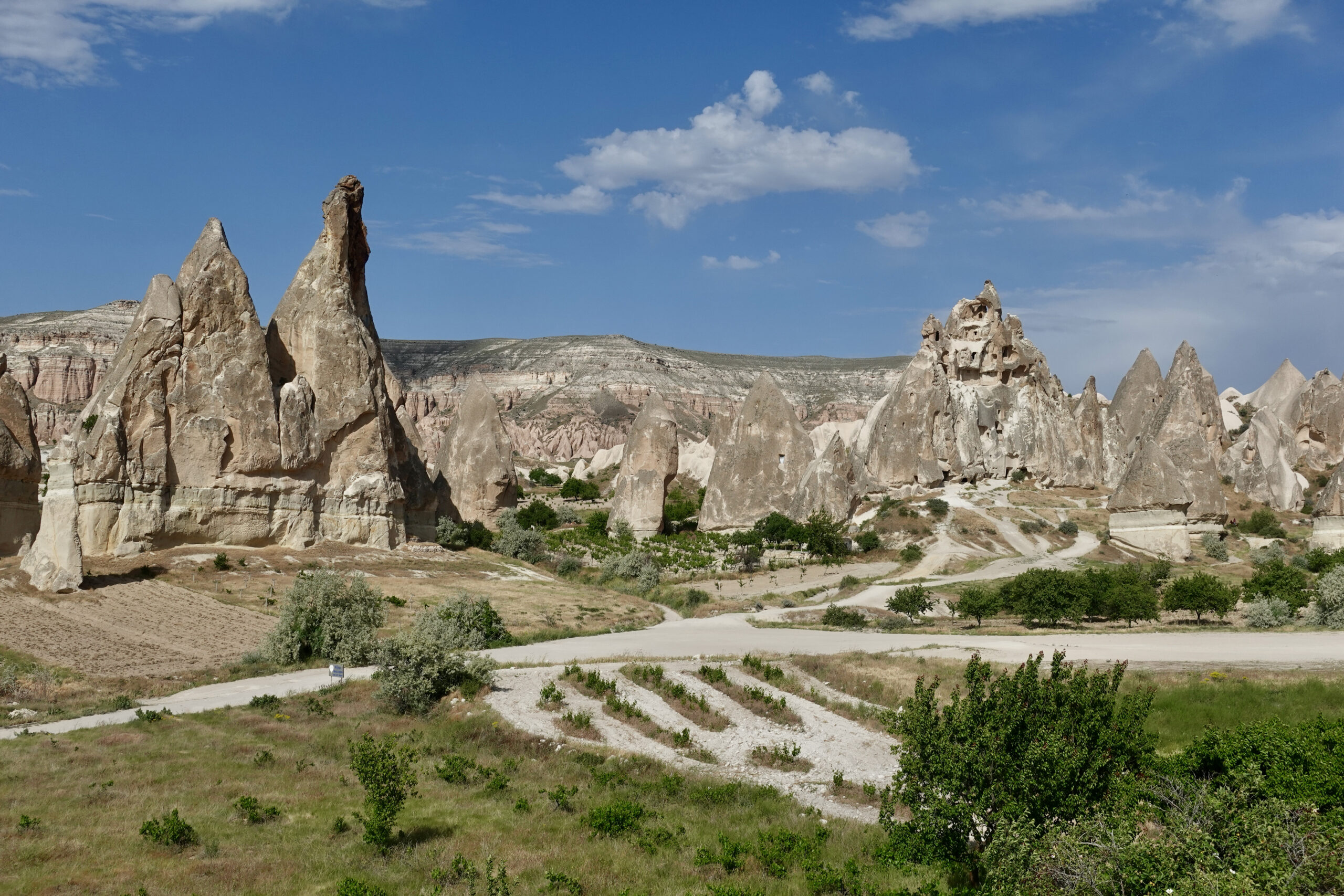 Ausblick auf das Schloss von Göreme