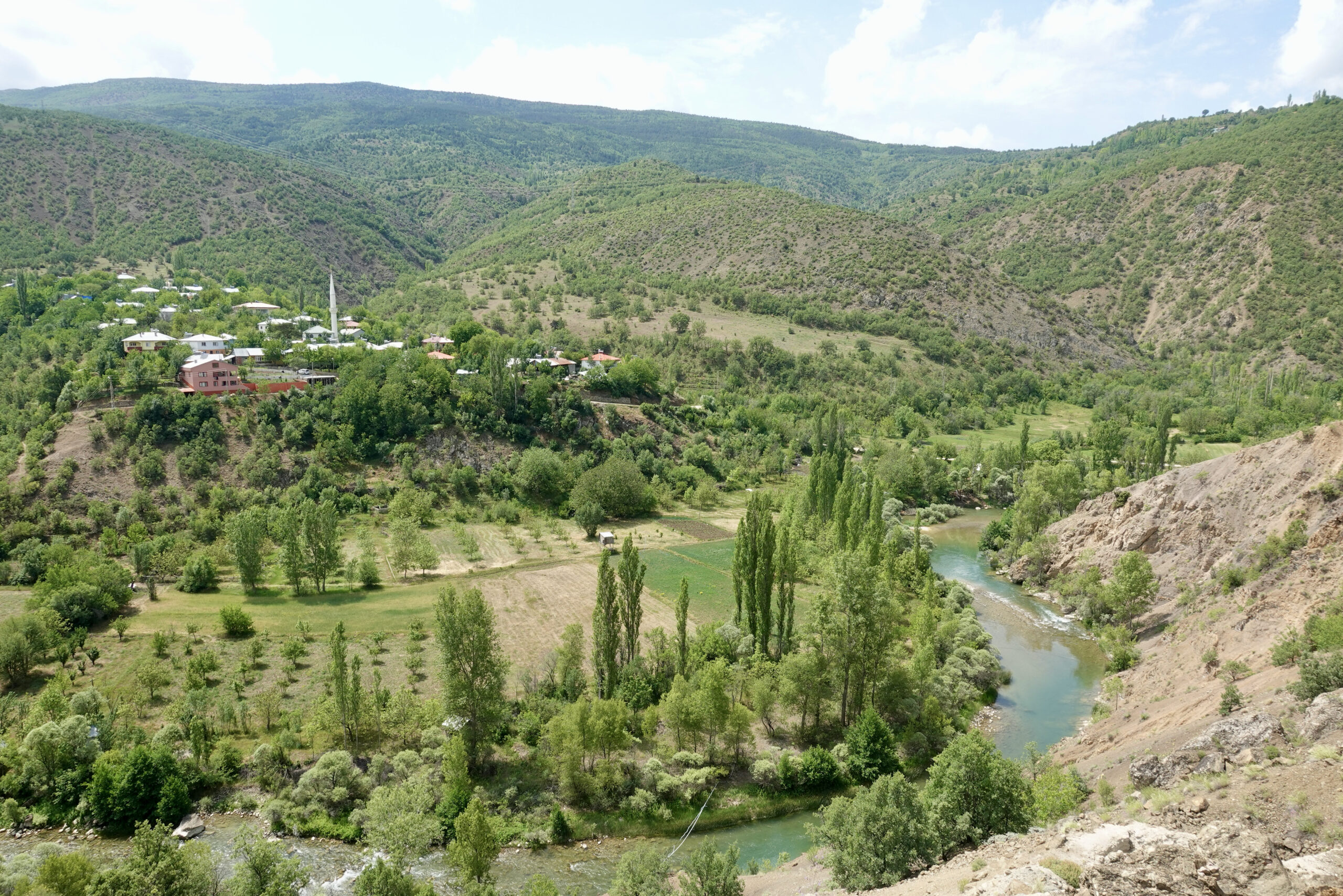 The path led us through a beautiful valley