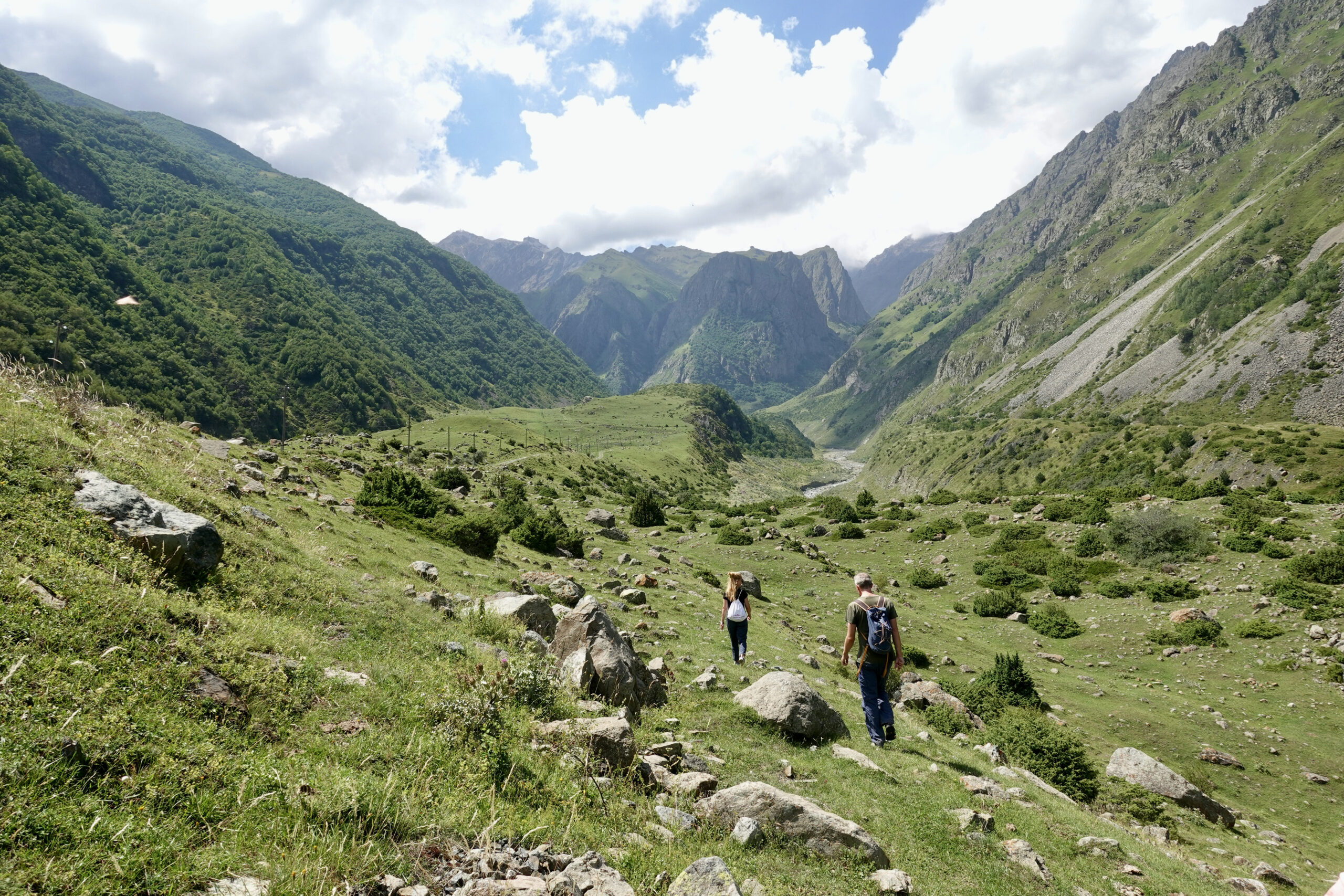 Excursion in the Darial Gorge