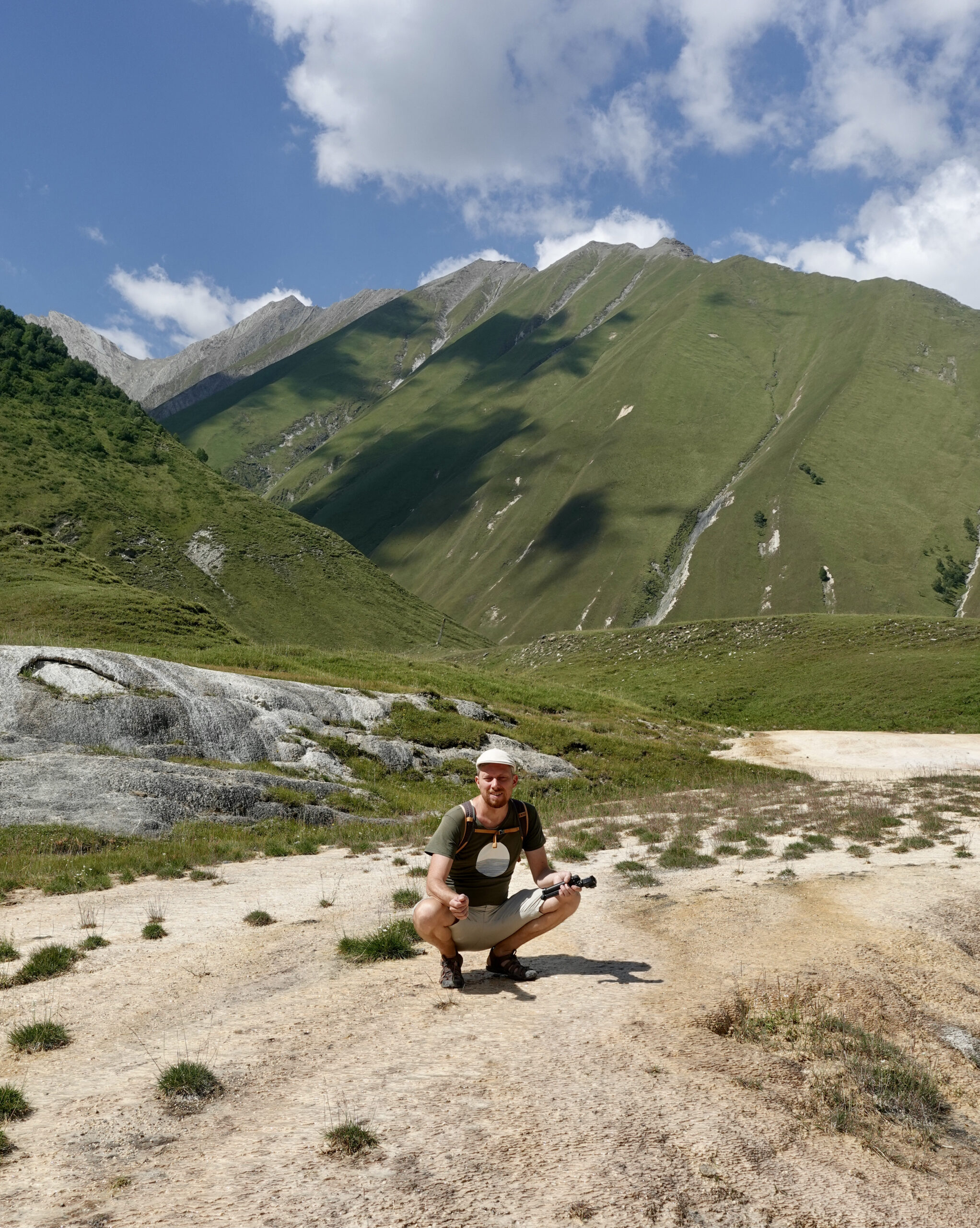 Mineral deposits in the Truso Valley