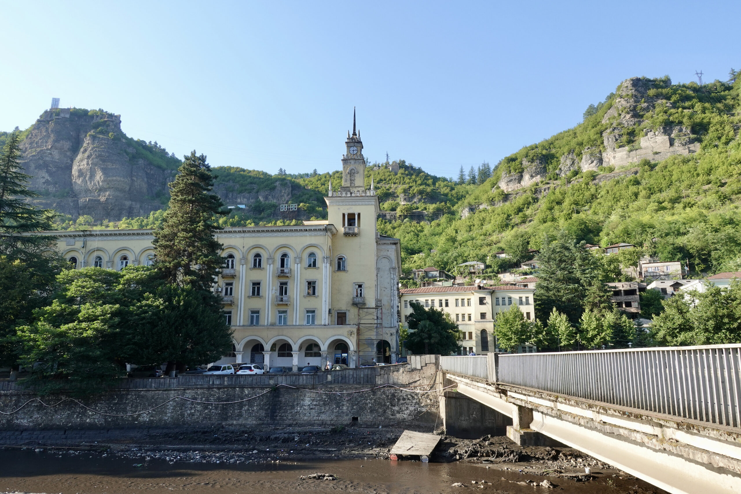 Stadtzentrum von Tschiatura