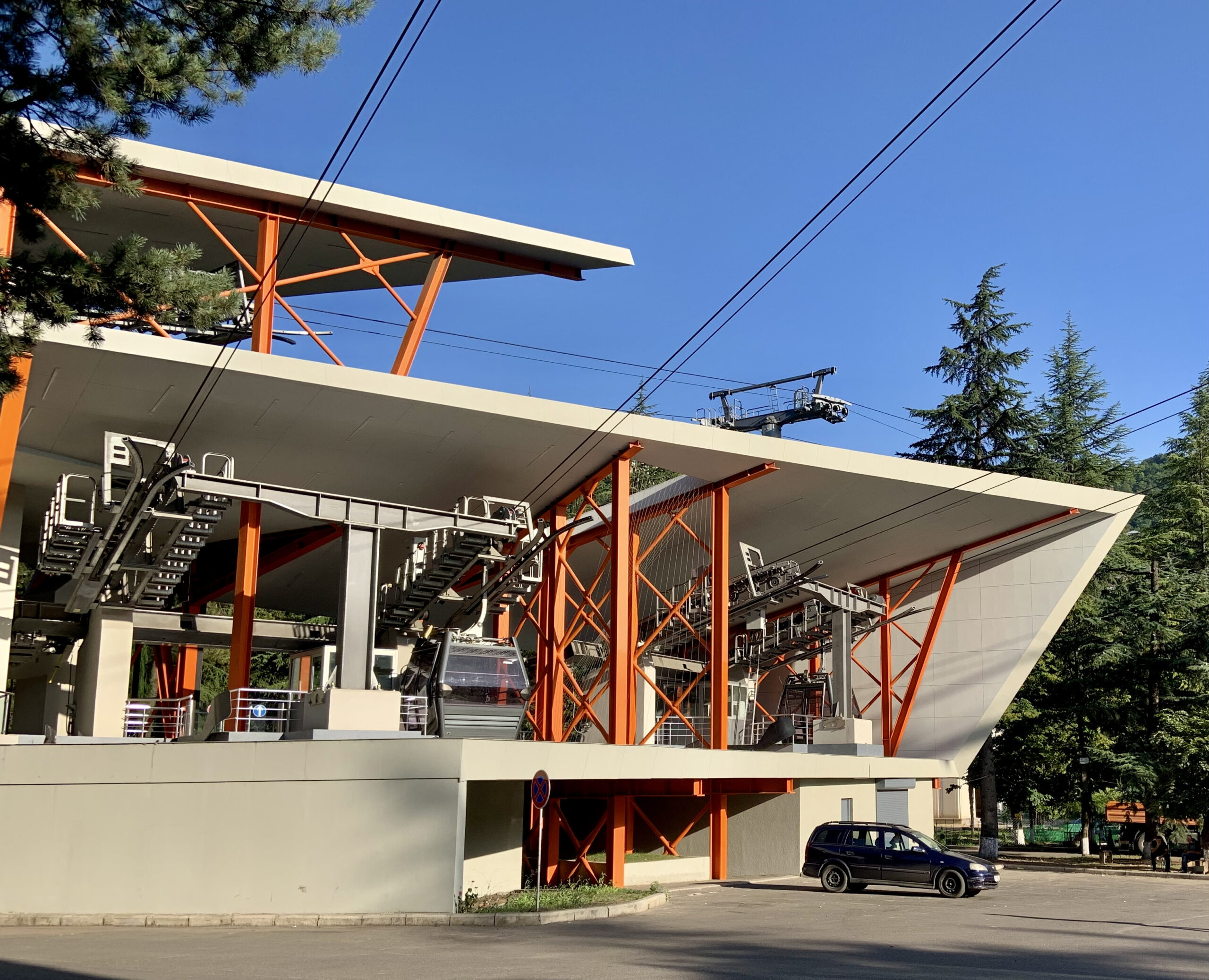 Neue Gondel-Station, ab Herbst 21 in Betrieb