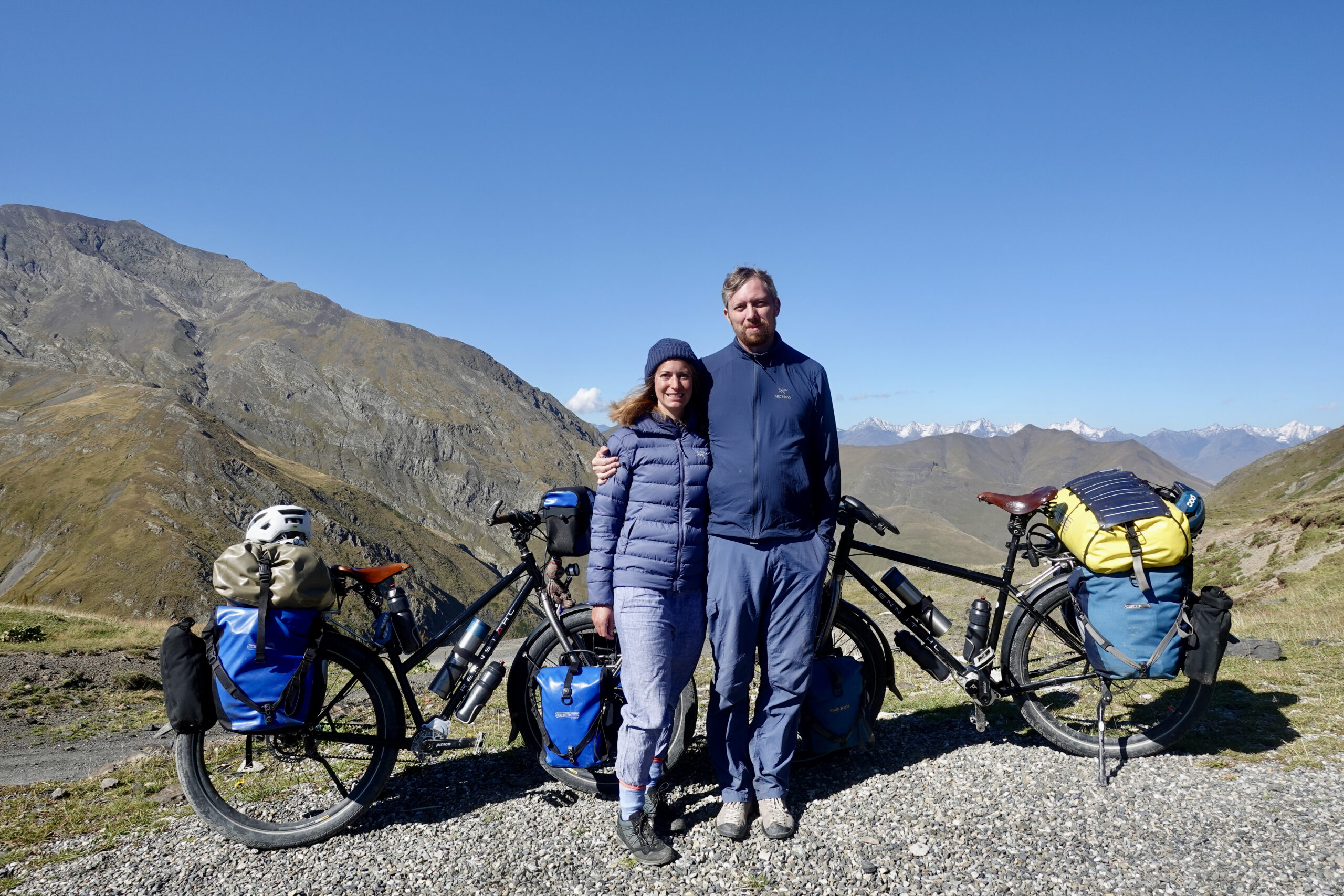 On the top of the Abano Pass