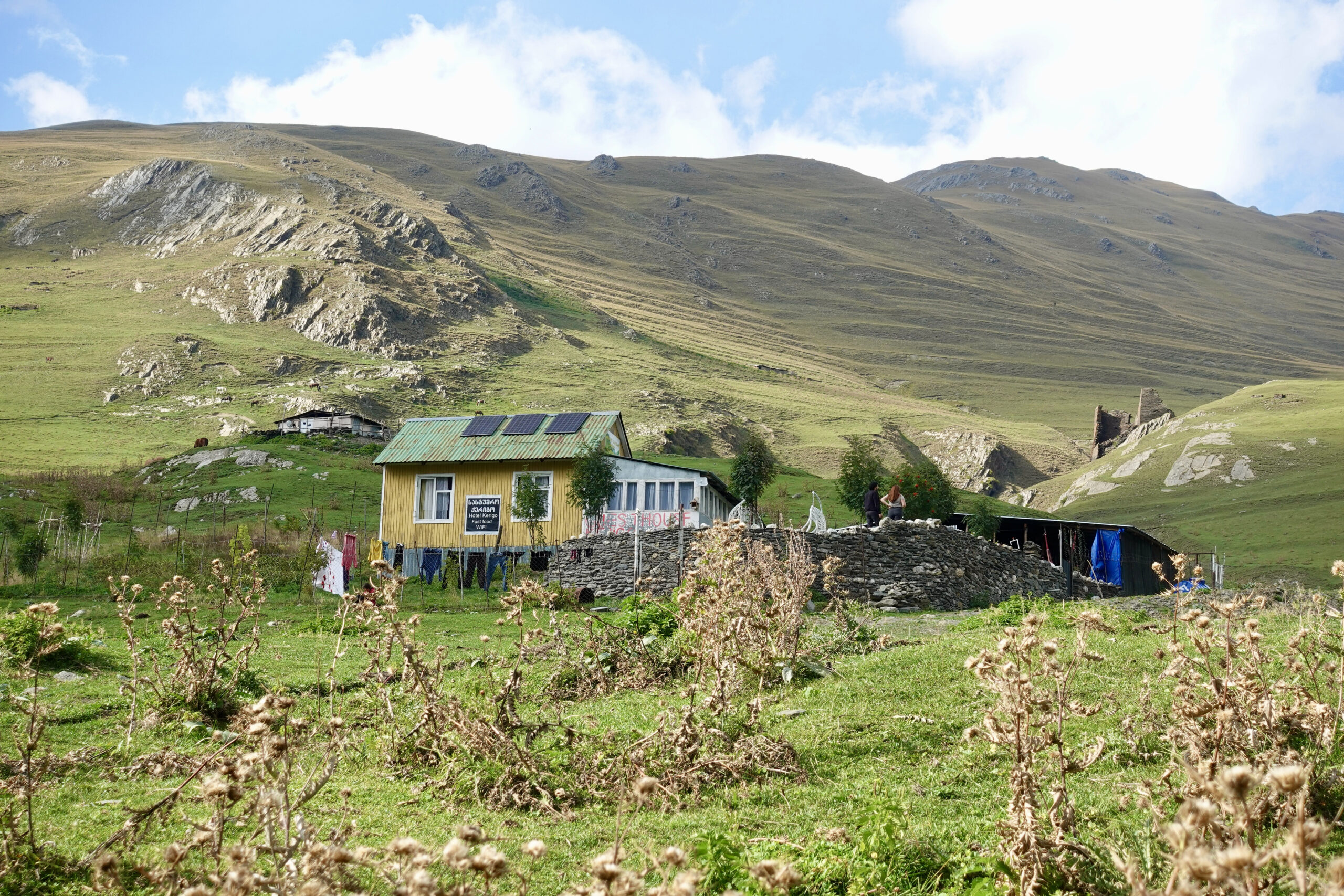 Girevi, das letzte Dorf vor dem Atsunta Pass