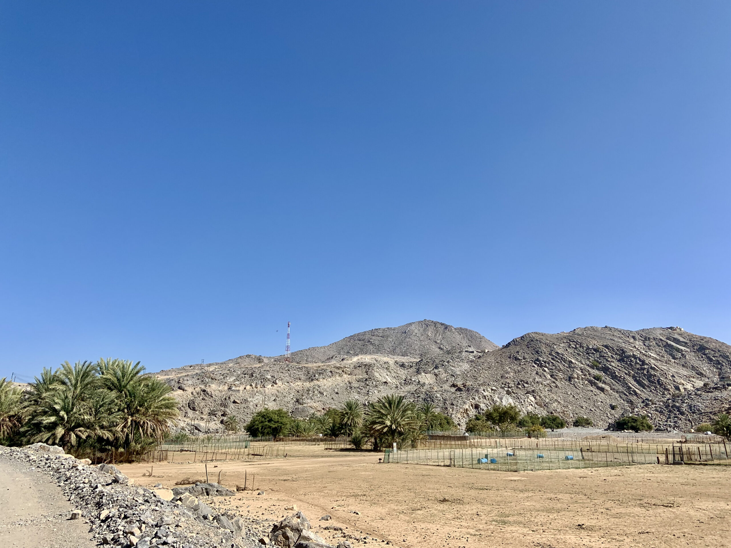 On the road up to Jebel Harim