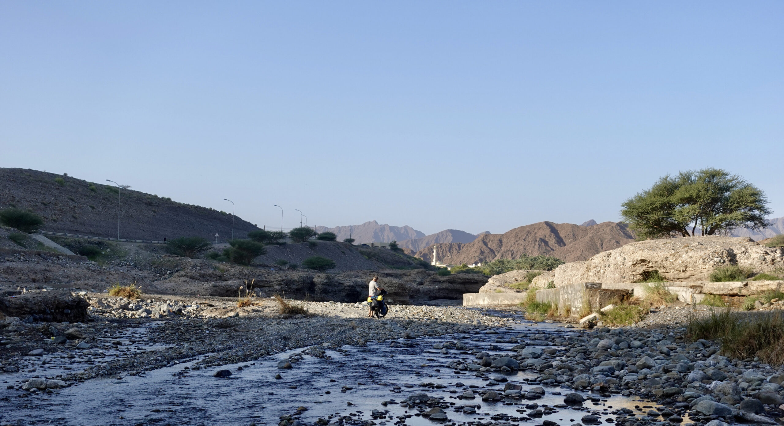 Wir übernachten in diesem Wadi